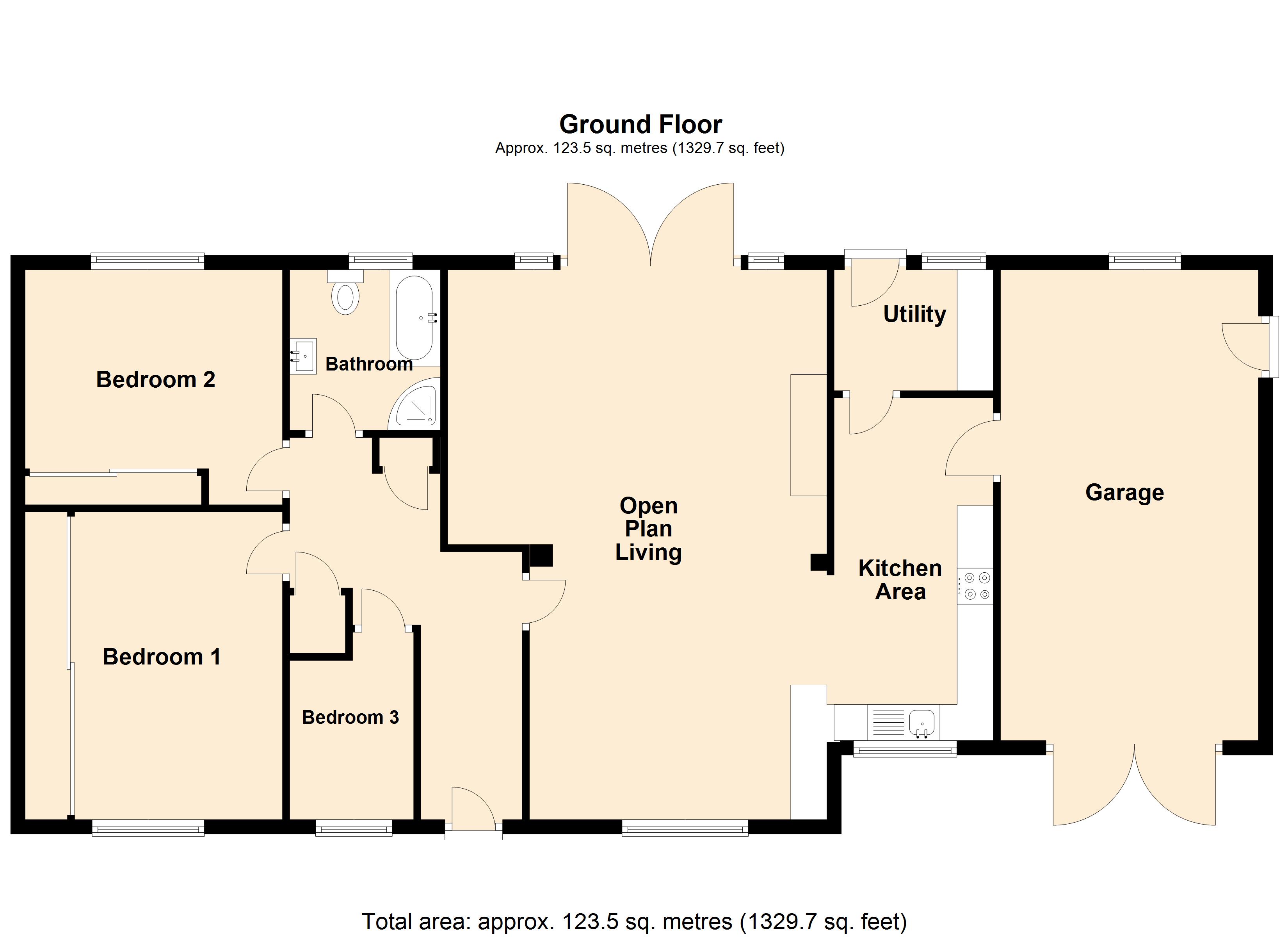 Rockbank, Stratton Road, Bude floorplan