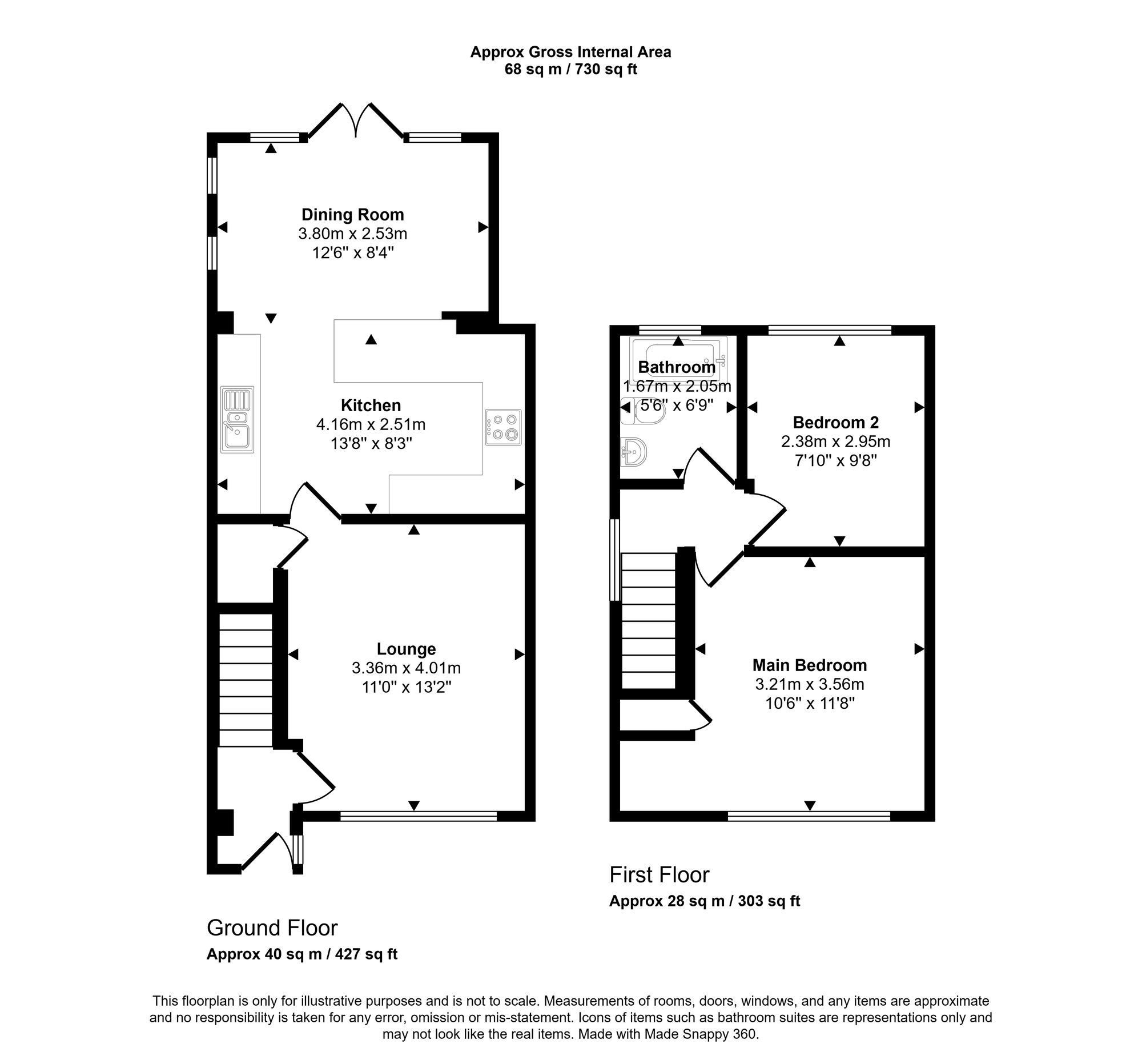 28 Erradale Crescent, Wigan floorplan