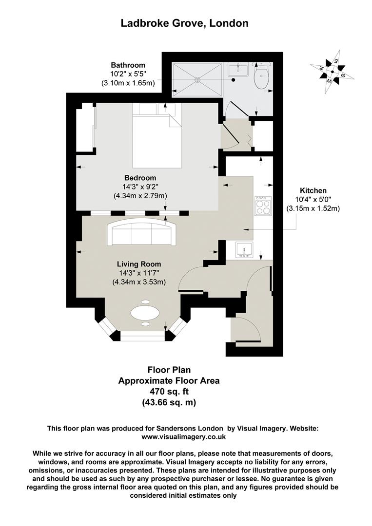78A, Ladbroke Grove, Notting Hill floorplan