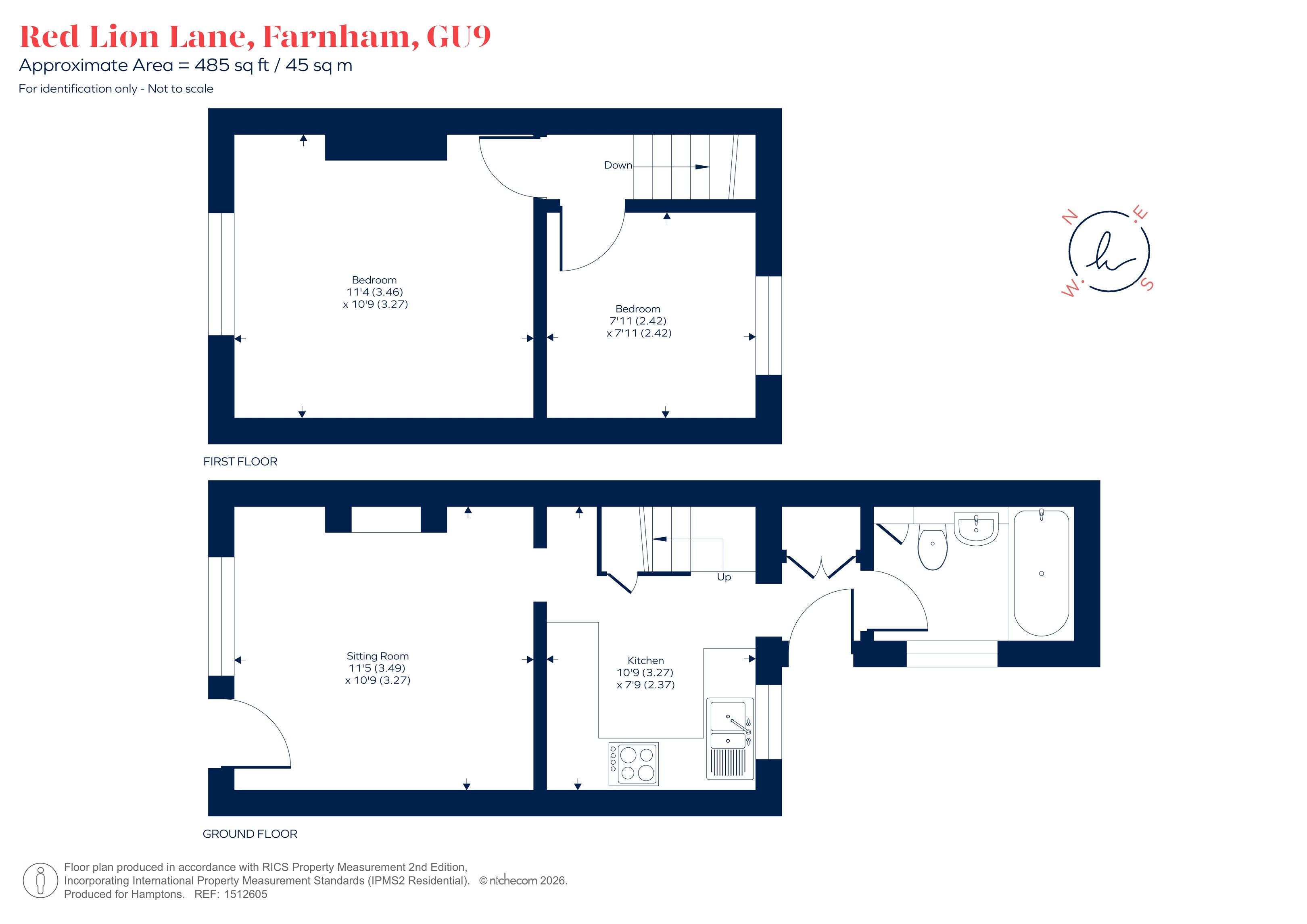 17, Red Lion Lane, Farnham floorplan