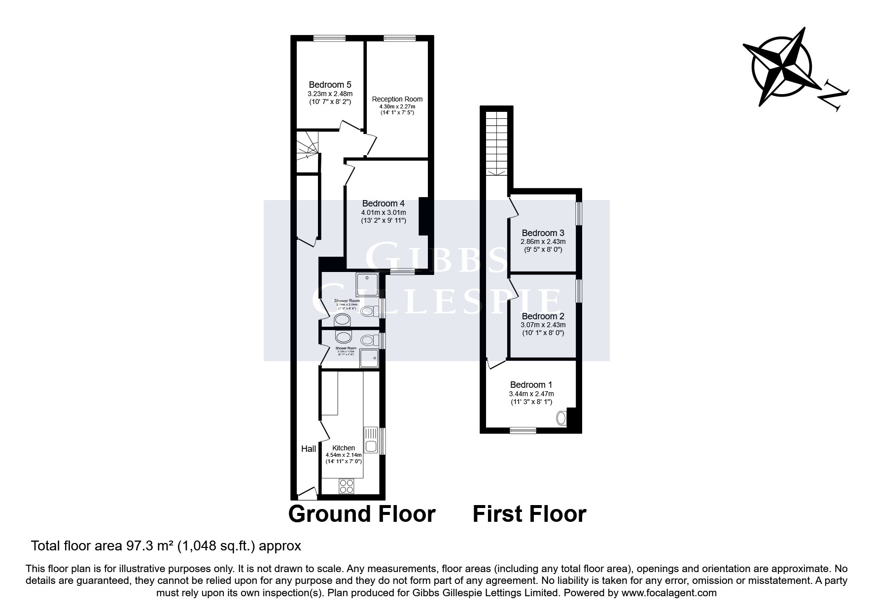 Cowley Road, Uxbridge floorplan