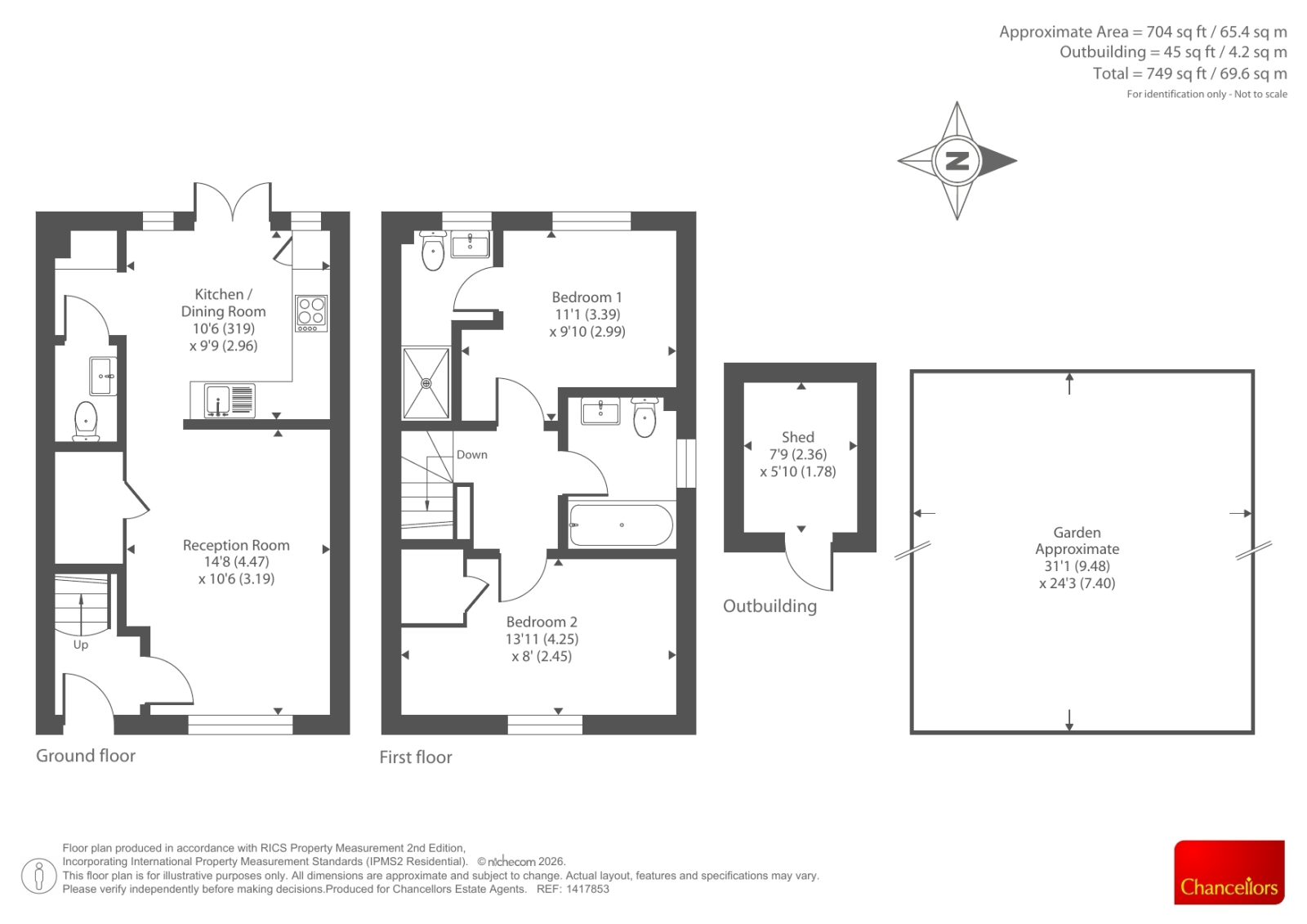 34, Bailey Road, Banbury floorplan