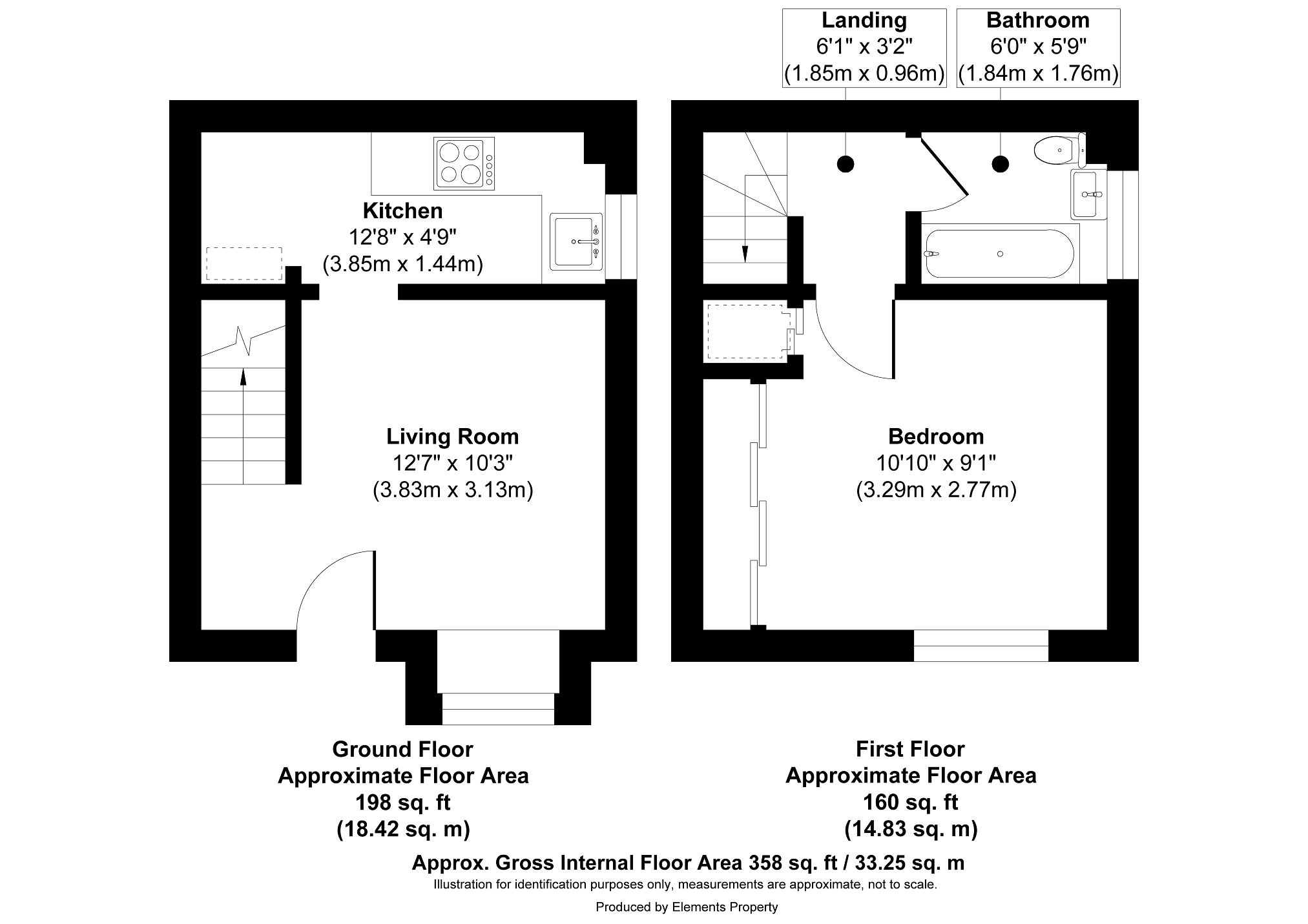 46, Oakfields, Crawley floorplan