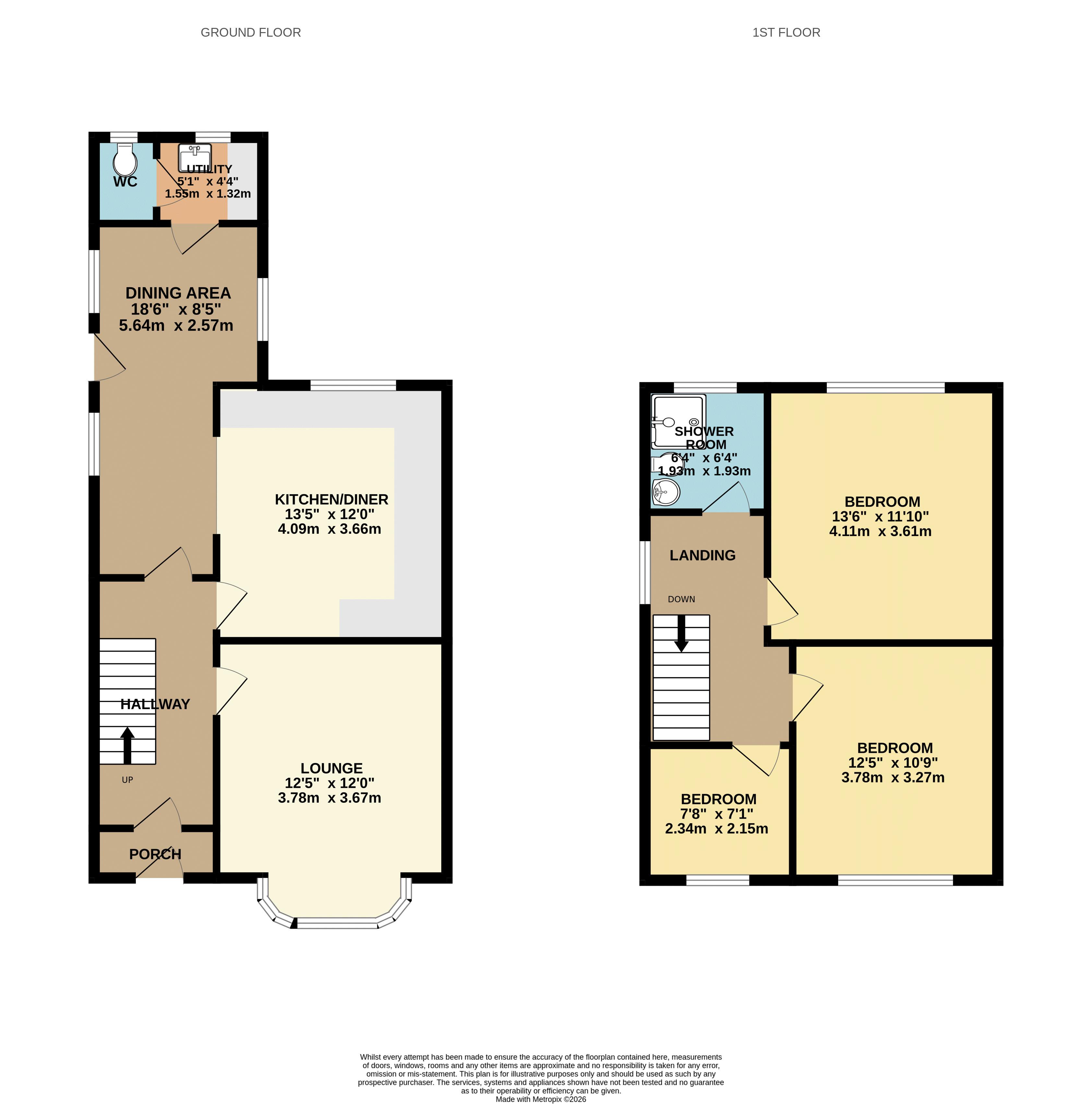 120, Earlsgate, Scunthorpe floorplan