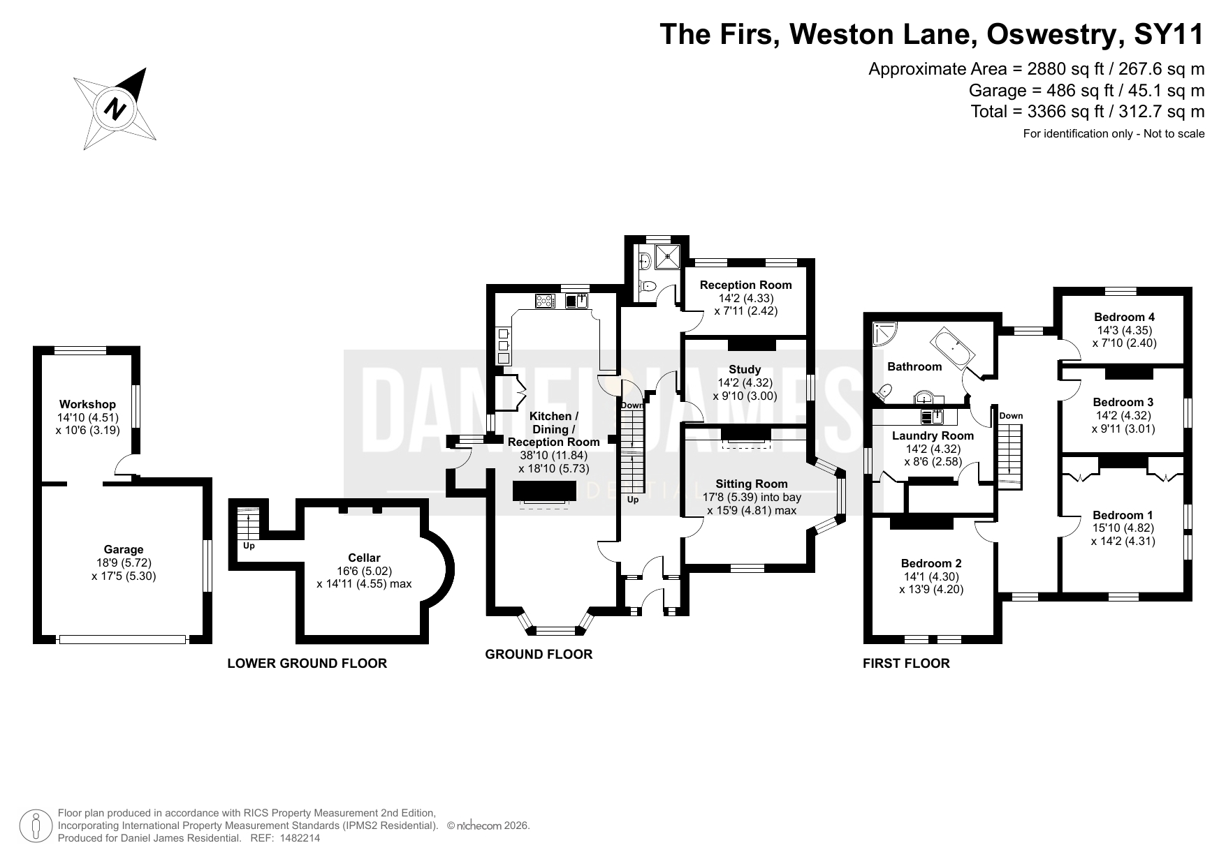 The Firs, Oswestry floorplan