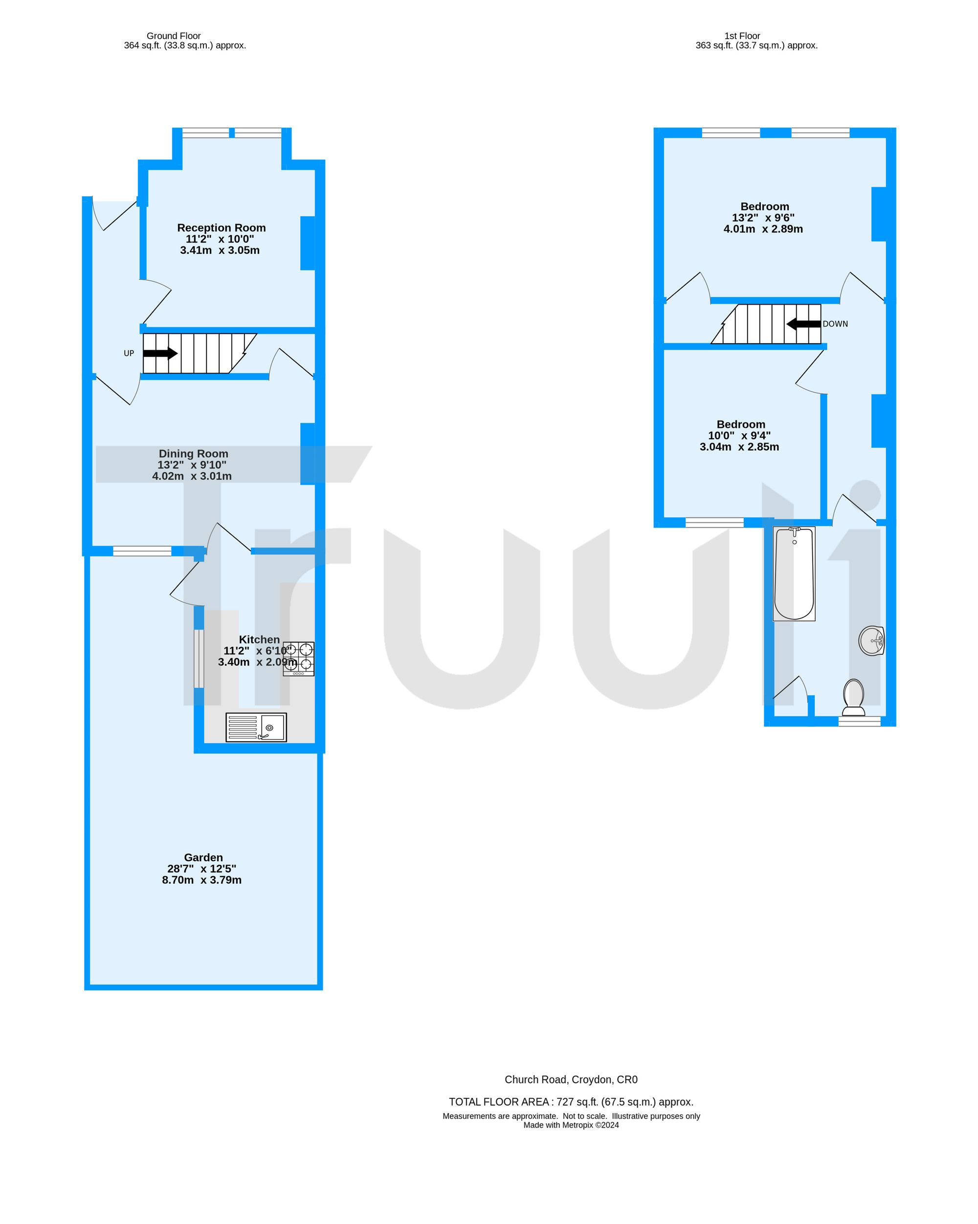 88 Church Road, Croydon floorplan