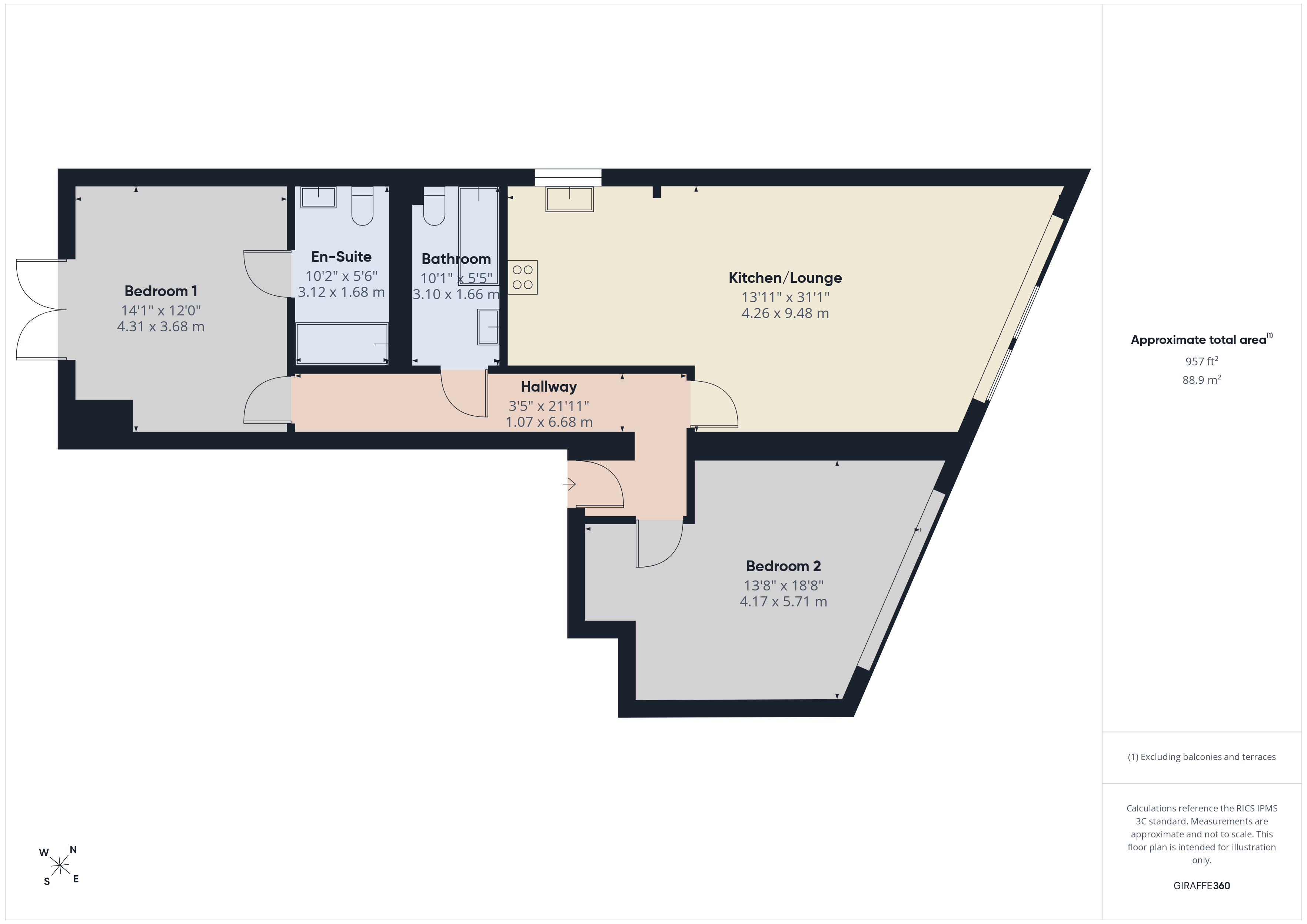 1, Rawson Buildings, Bradford floorplan