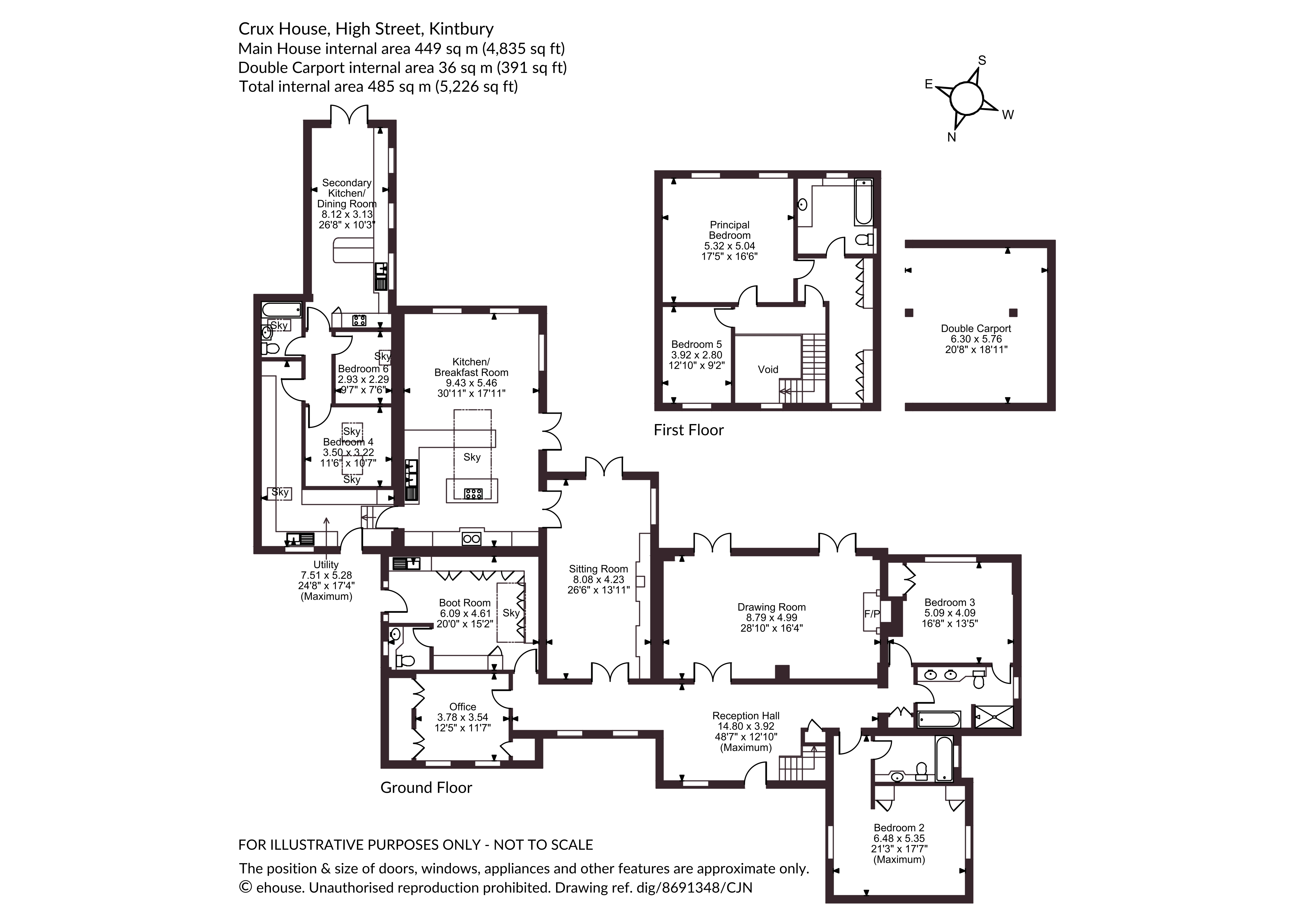 Crux House, 56, High Street, Hungerford floorplan