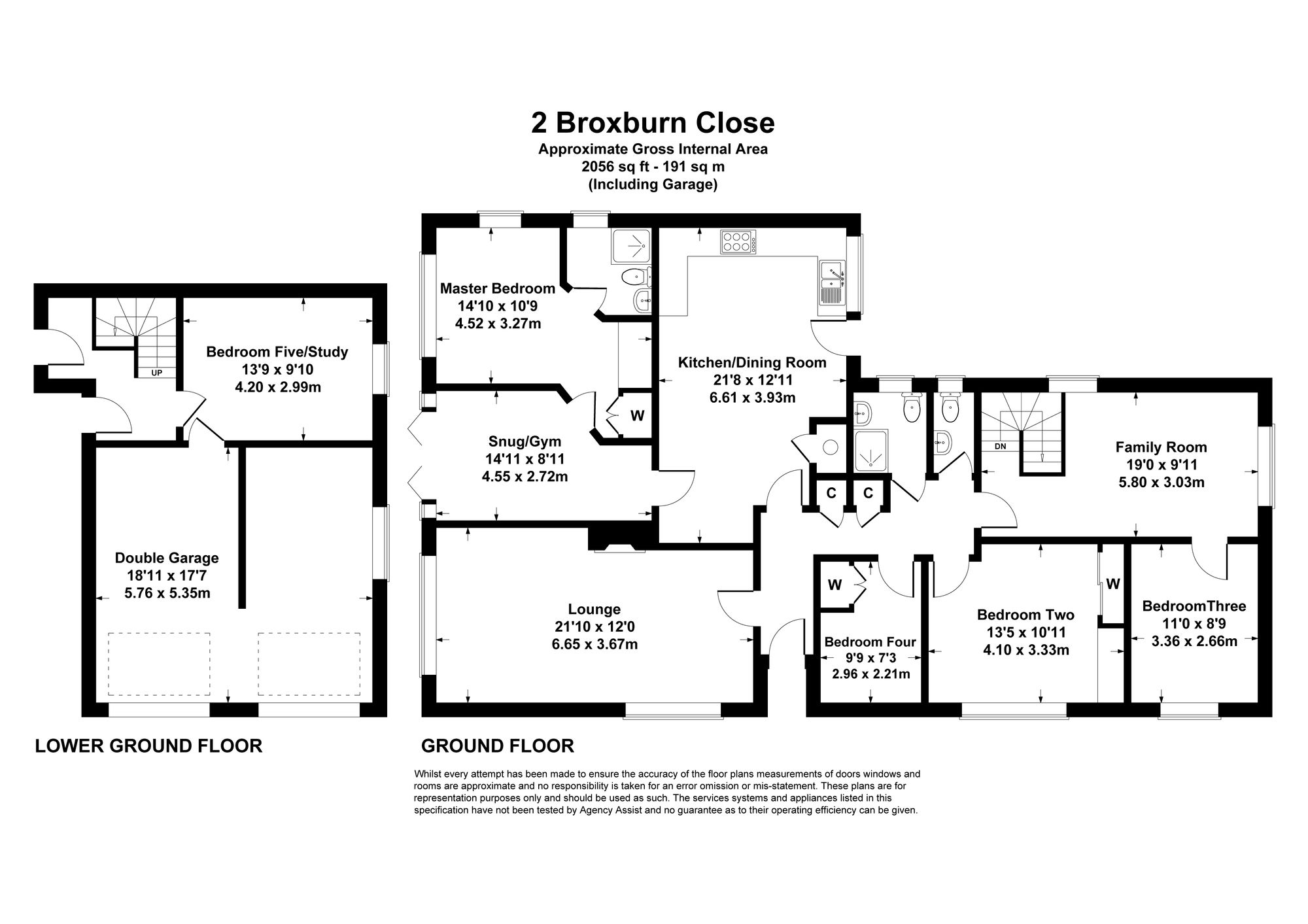 2 Broxburn Close, Eastleigh floorplan