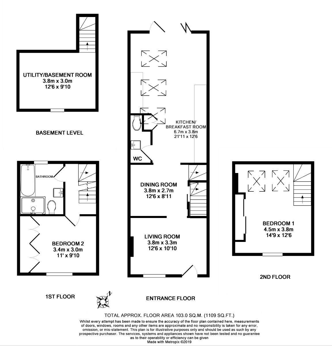 2 Bedrooms Terraced house to rent in Greys Hill, Henley-On-Thames RG9