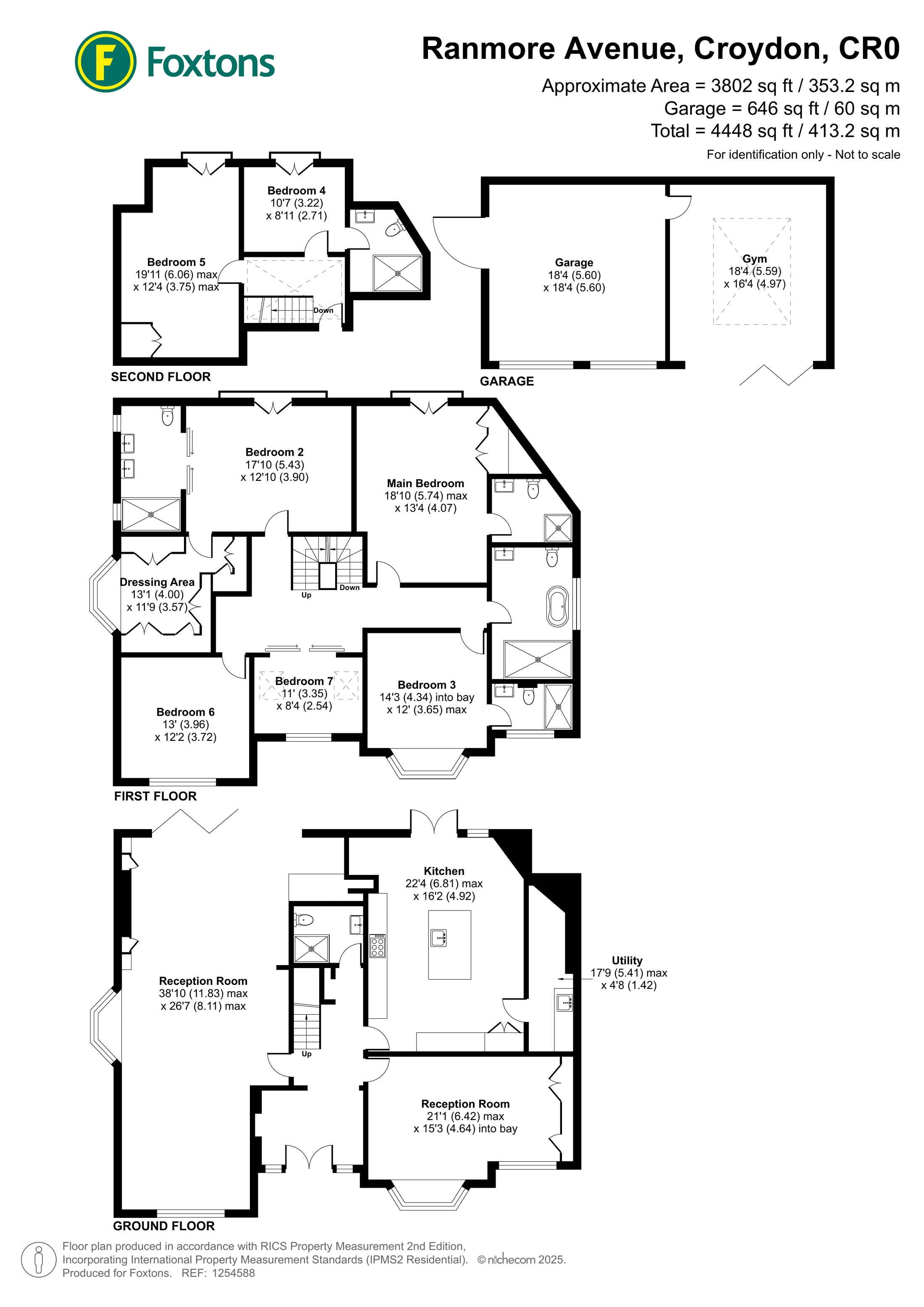 Ranmore Avenue, Shirley, Croydon, CR0 floorplan