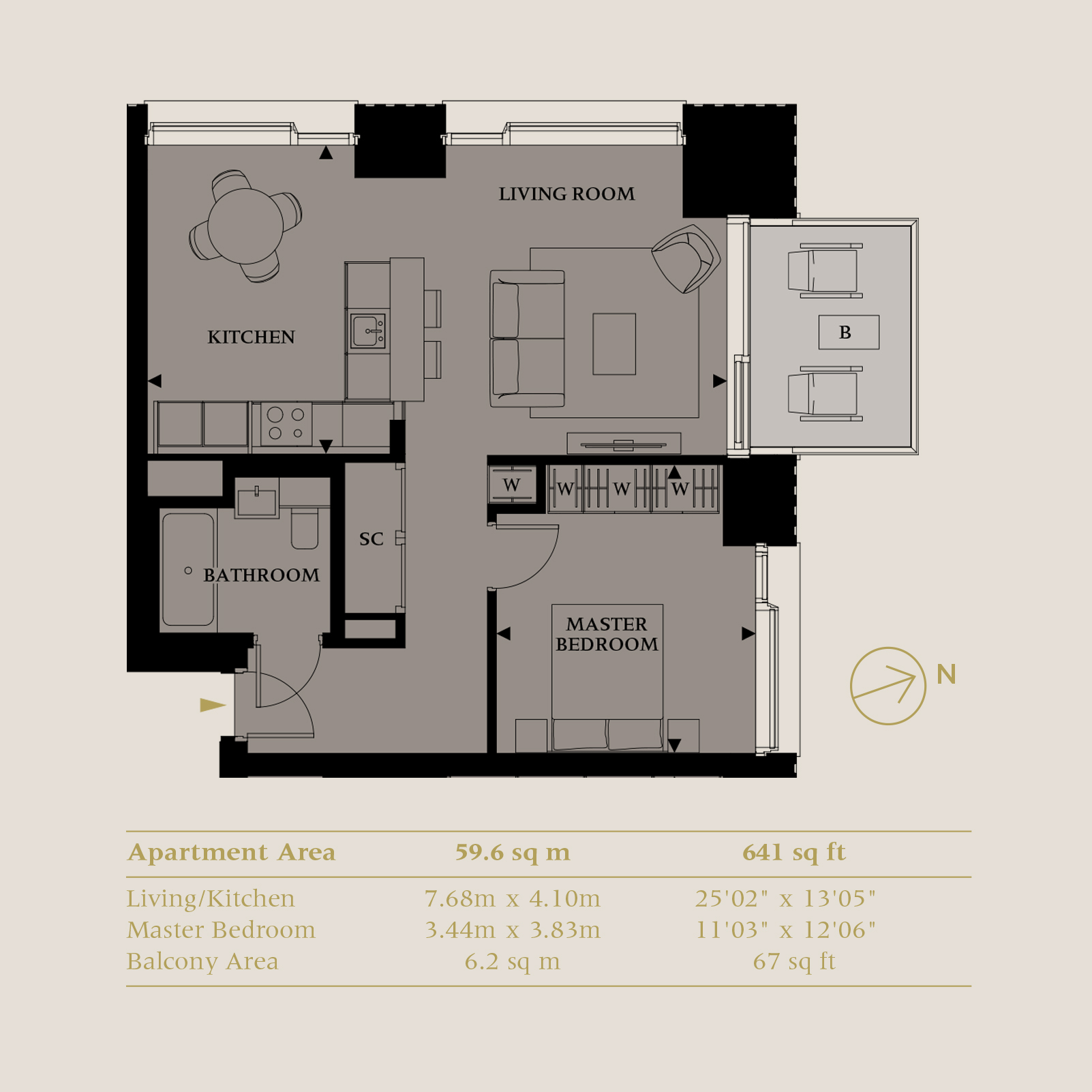 405, 30 Casson Square 3, Casson Square, London floorplan