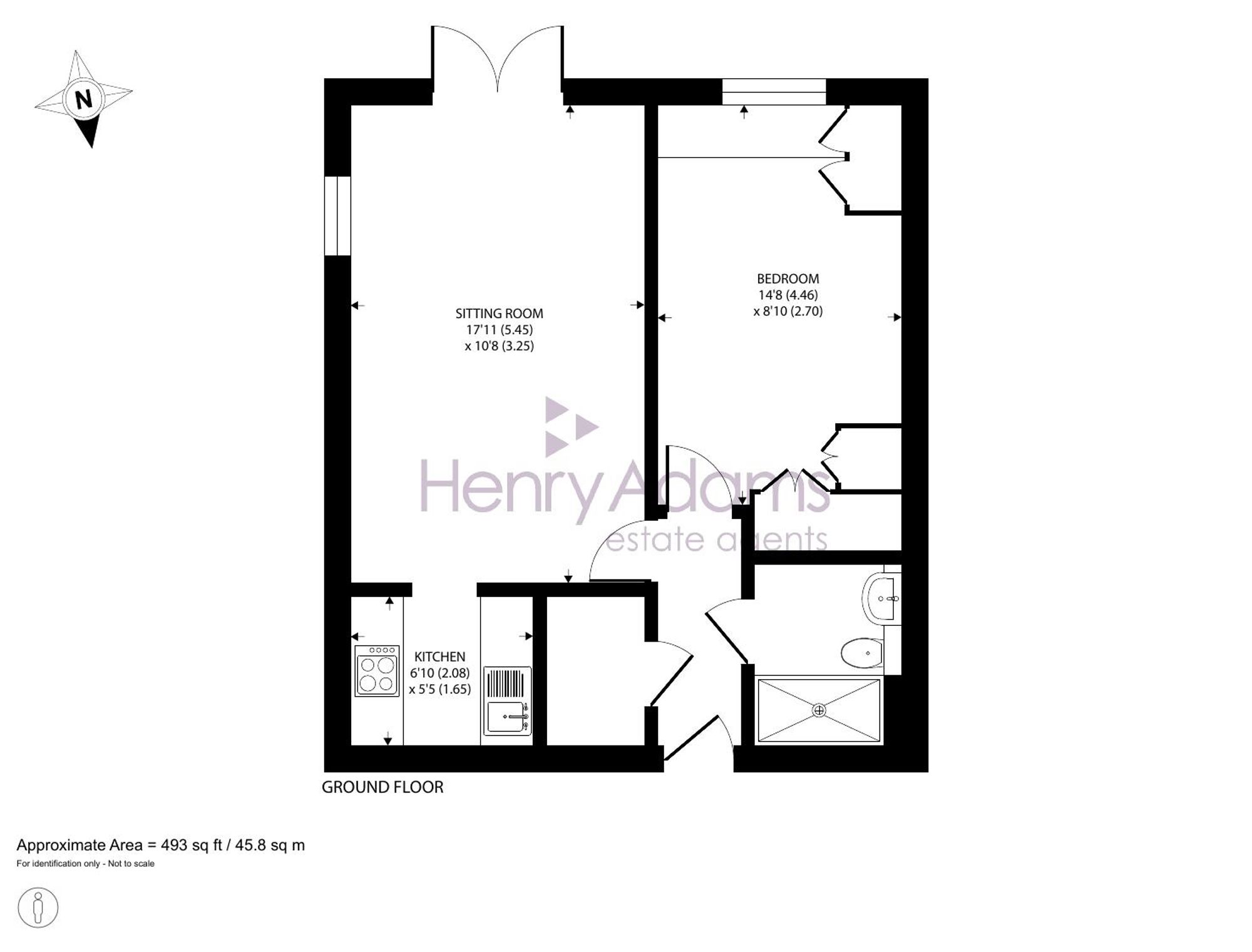 Flat 17, The Maltings Henty Gardens, Chichester floorplan