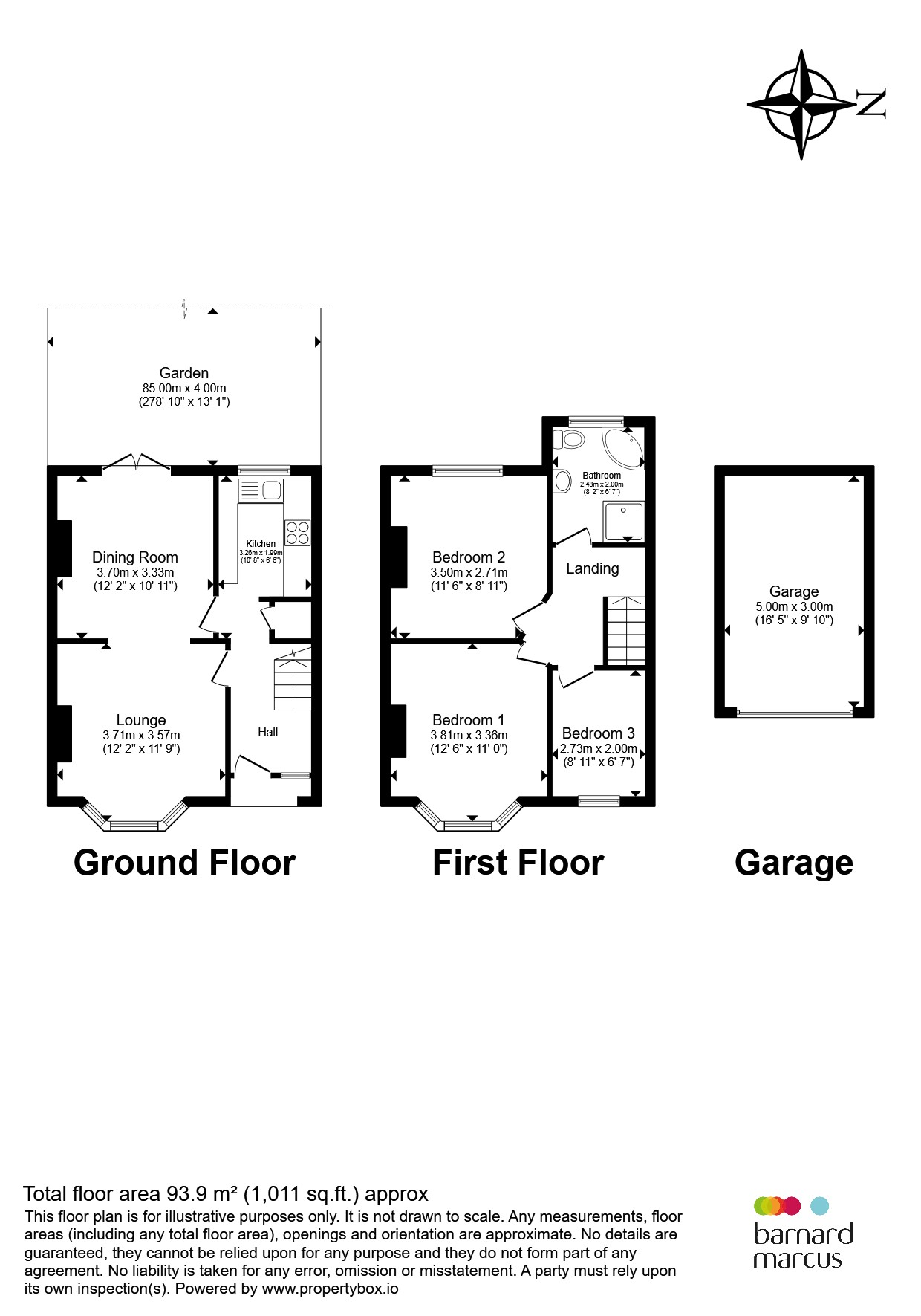 160, Fitzjohn Avenue, Barnet floorplan