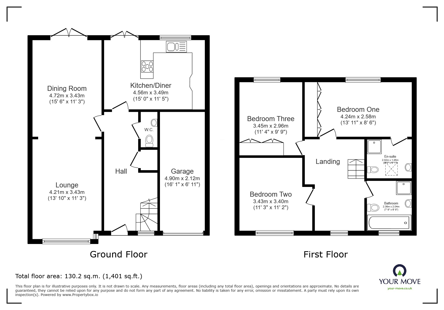 3, Harbourne Avenue, Manchester floorplan