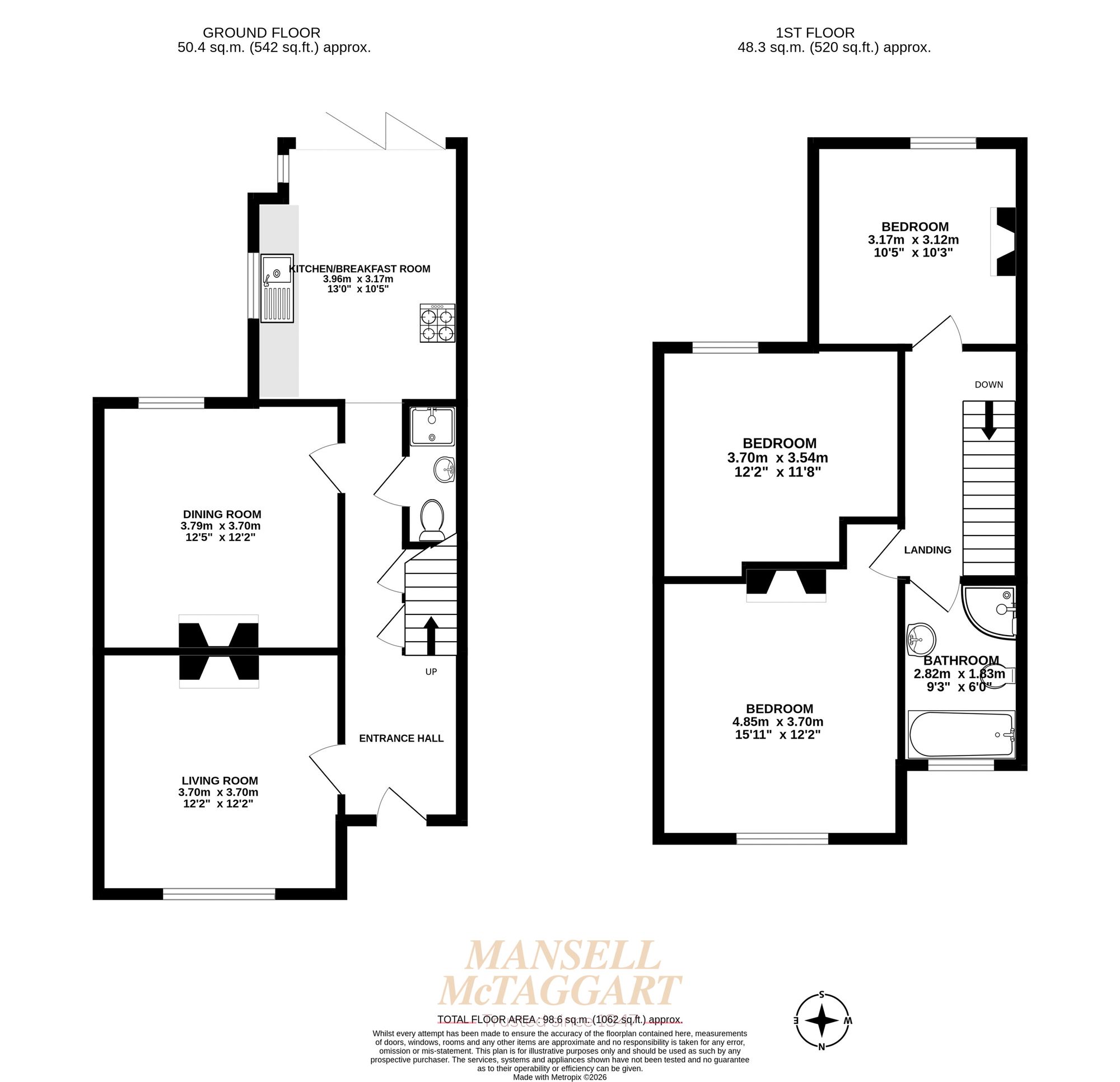 2 Springview Highgate Road, Forest Row floorplan