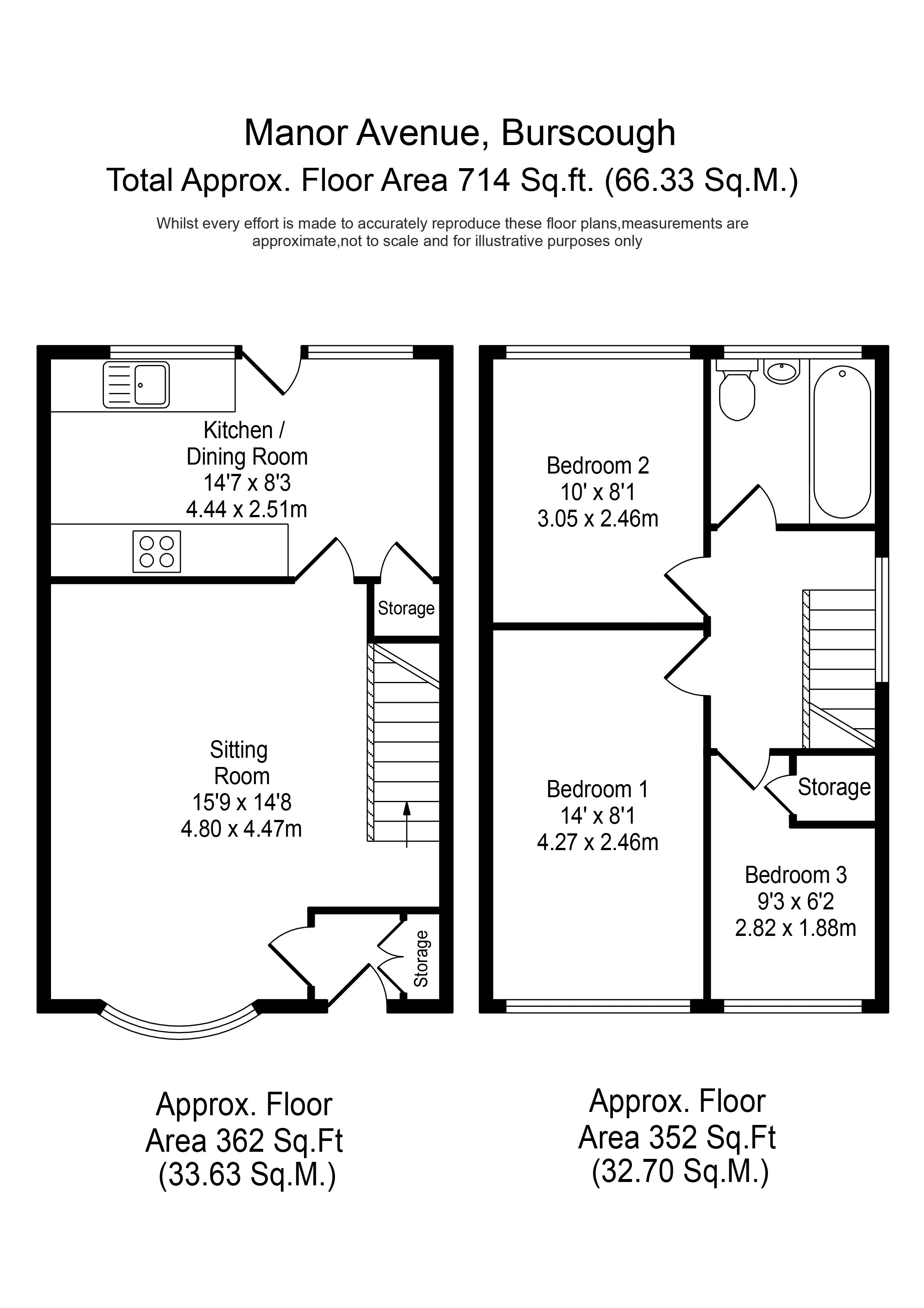 3 Bedrooms Semi-detached house to rent in Manor Avenue, Burscough, Ormskirk L40