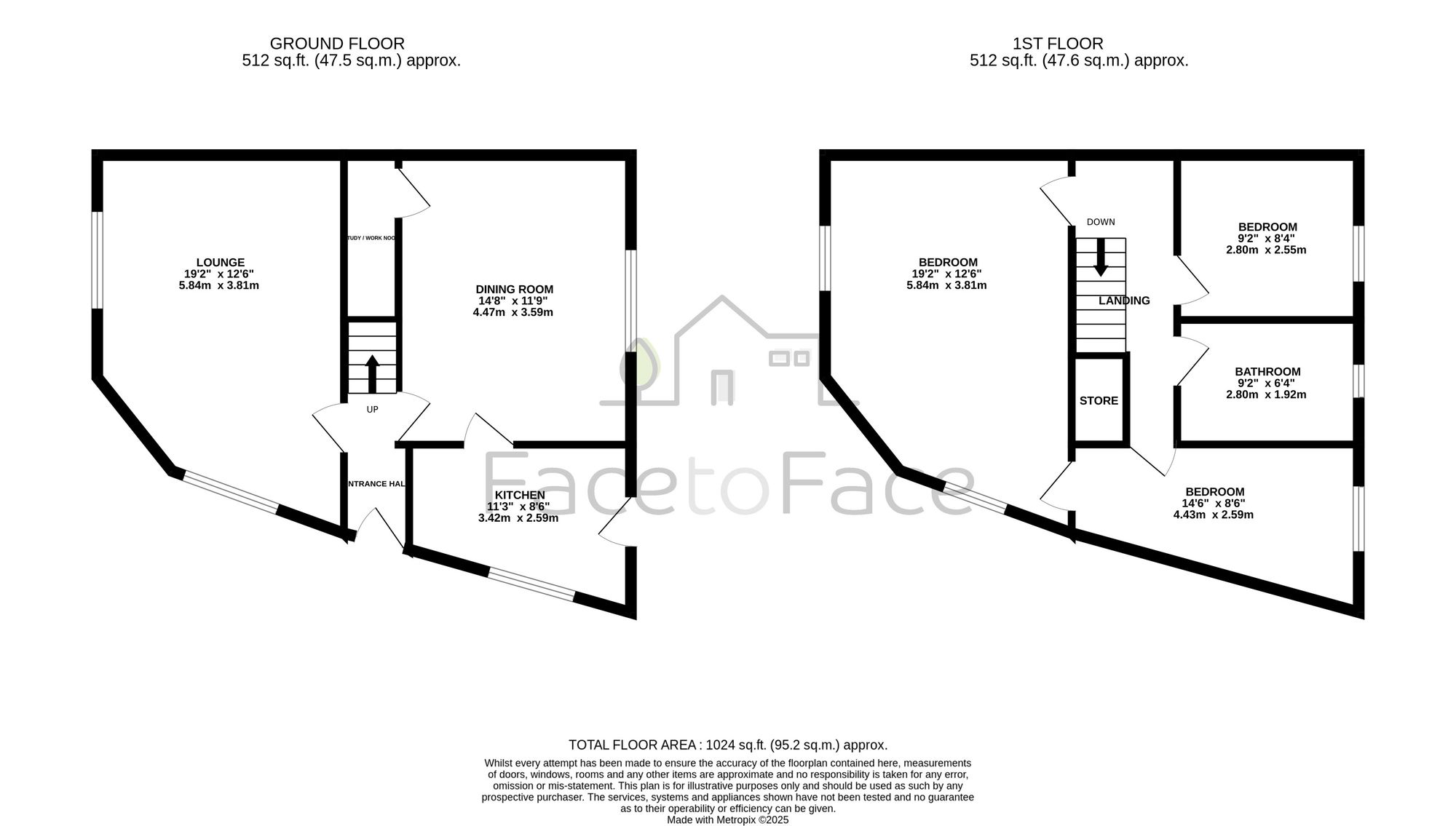 972 Burnley Road, Todmorden floorplan