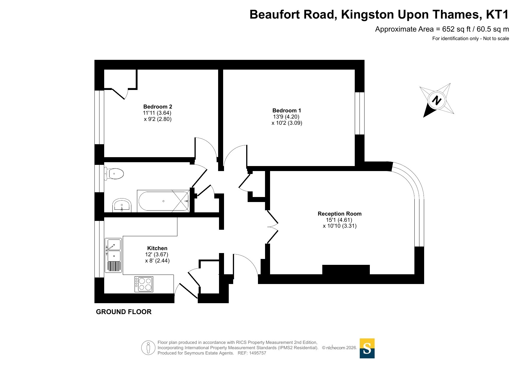 8 Kings Keep,, Beaufort Road,, Kingston Upon Thames floorplan