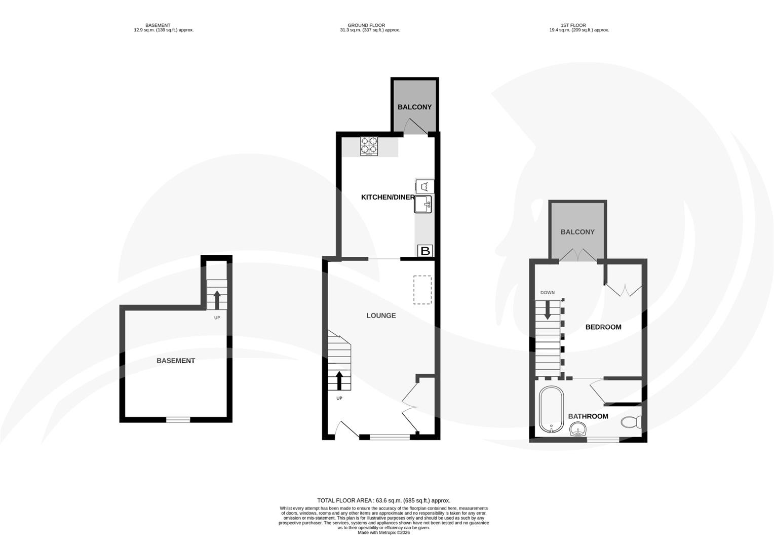 2, Mount Pleasant, Faversham floorplan