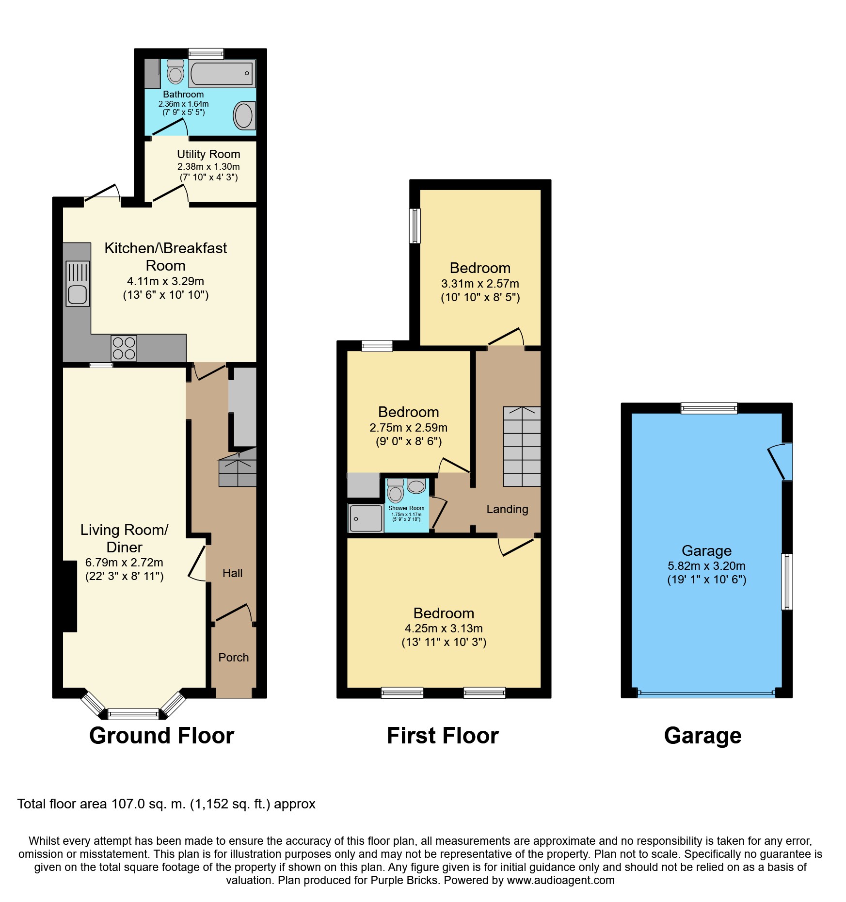 3 Bedrooms End terrace house for sale in Grove Road, Grays RM17