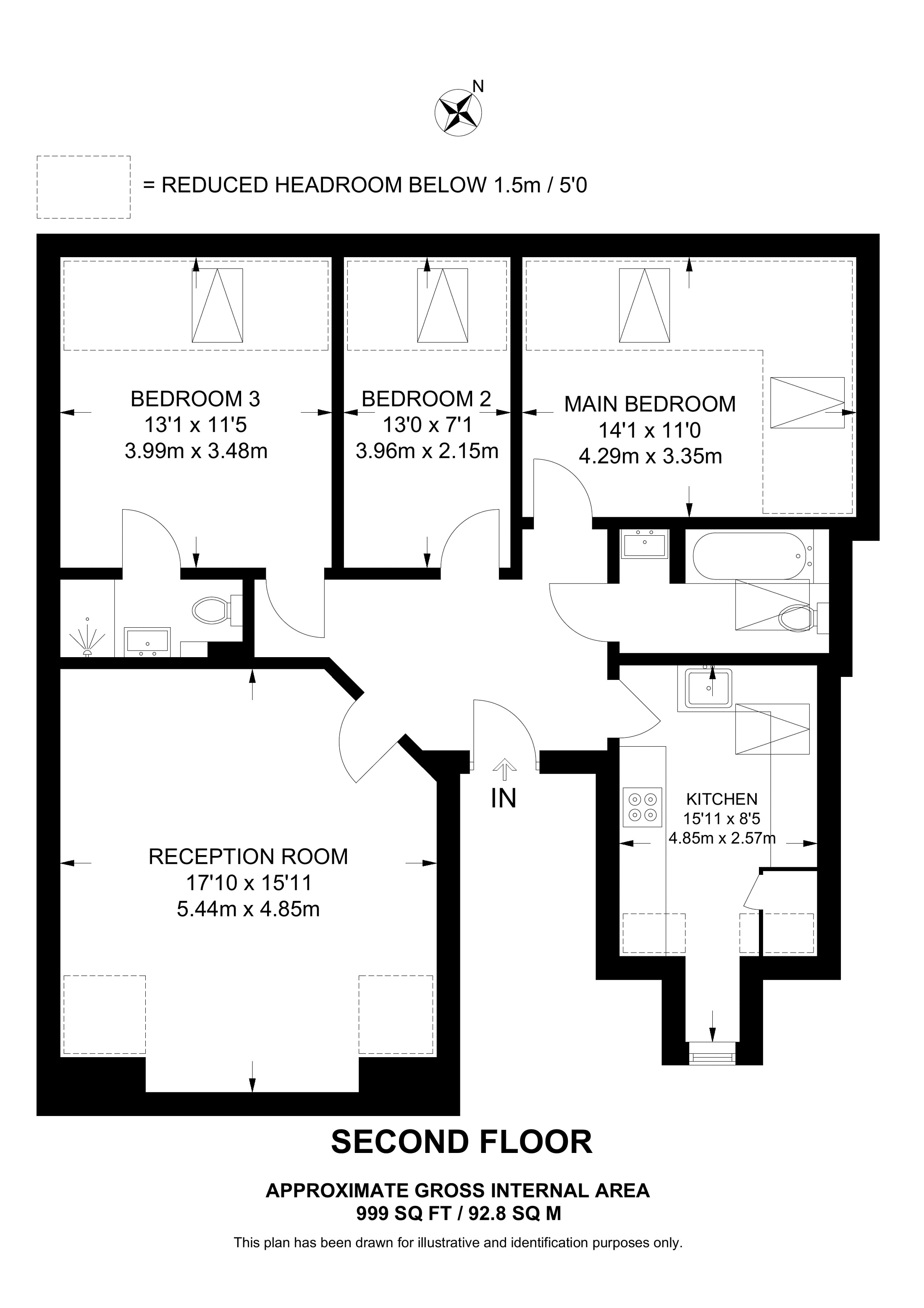 Vincent Close, Bromley floorplan
