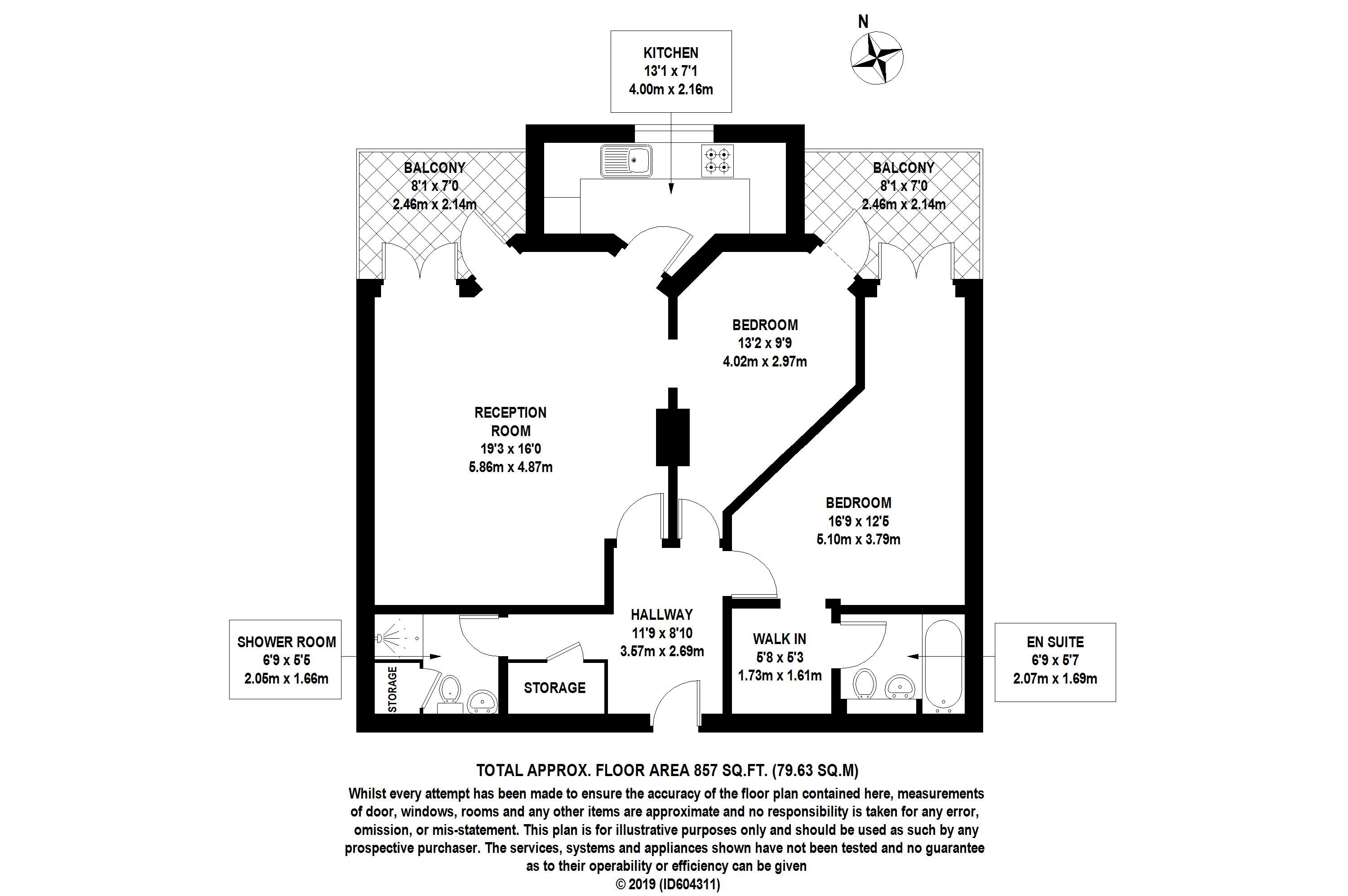 Burrells Wharf Square, London floorplan