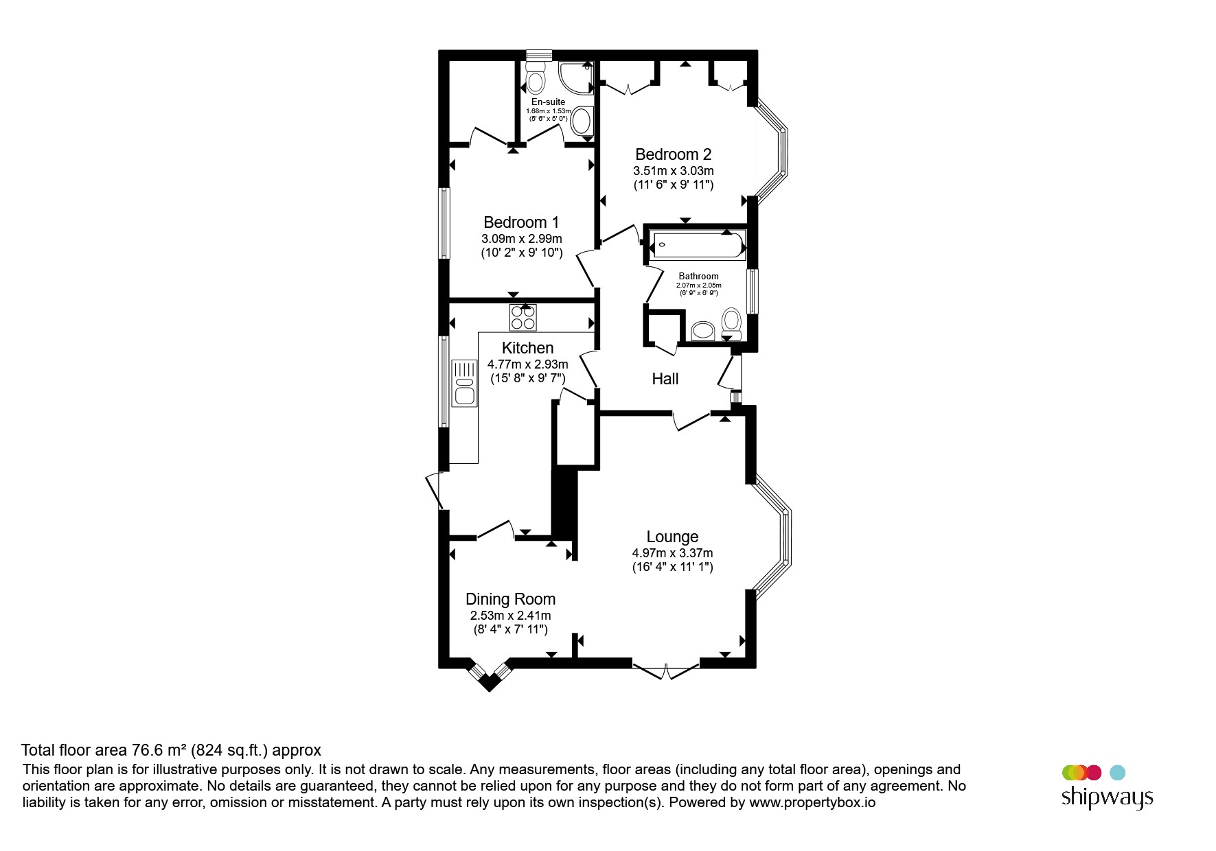 89, Austcliffe Park, Kidderminster floorplan