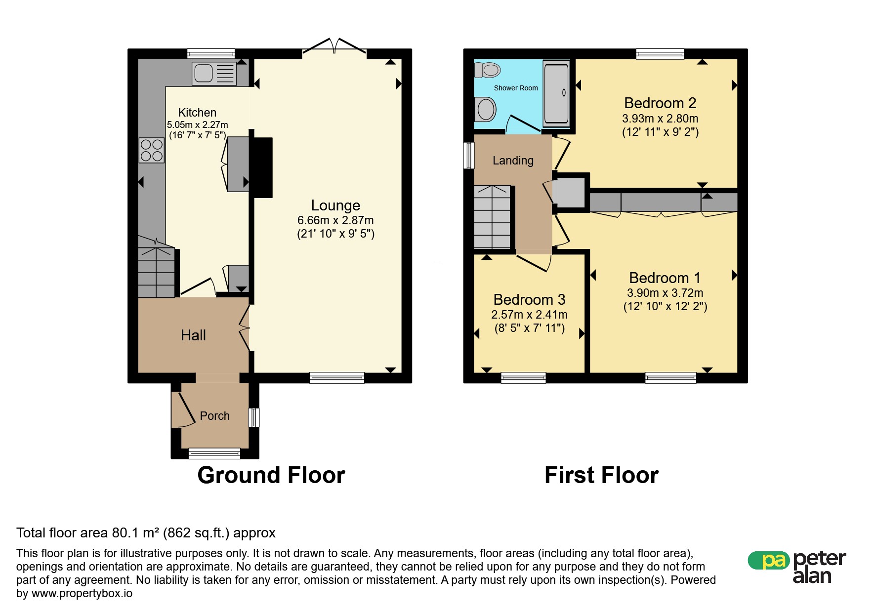 64, Thornwell Road, CHEPSTOW floorplan