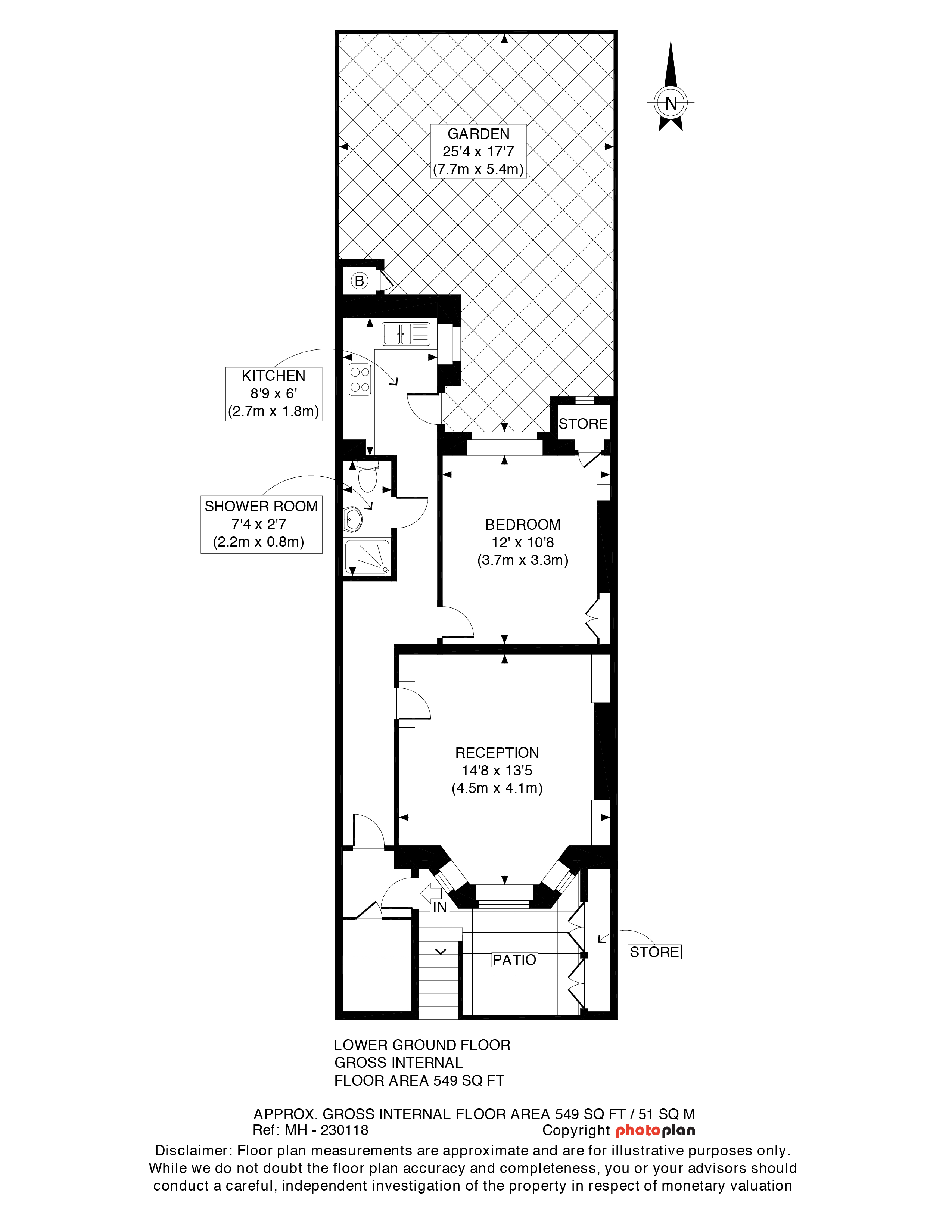 1 Bedrooms Flat to rent in Minford Gardens, Brook Green, London W14