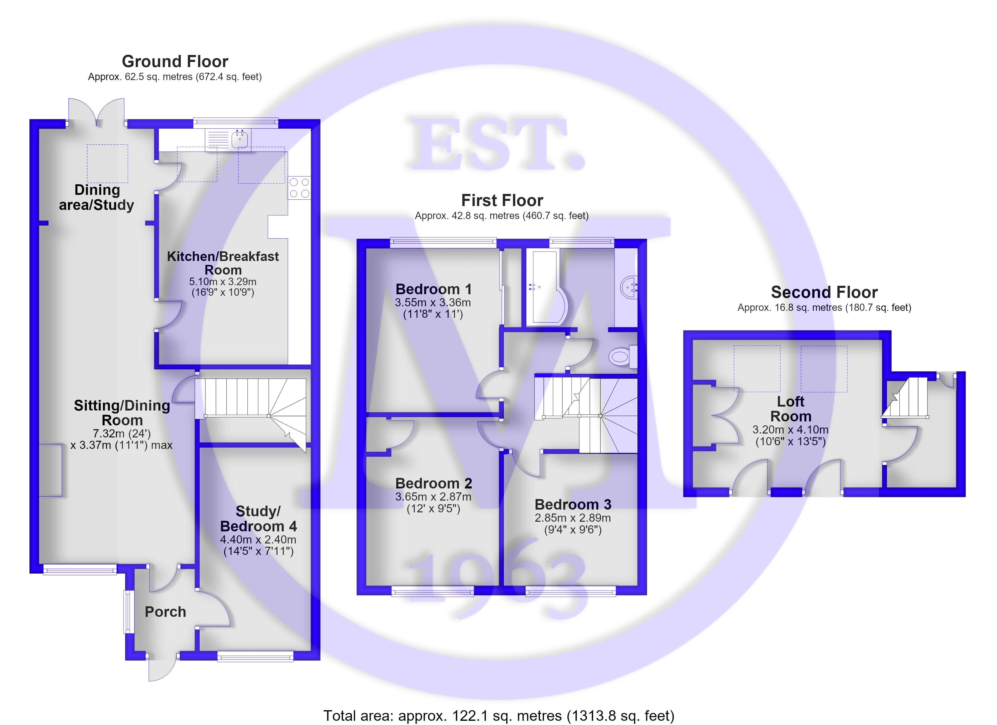 30, Larch Close, Lymington floorplan