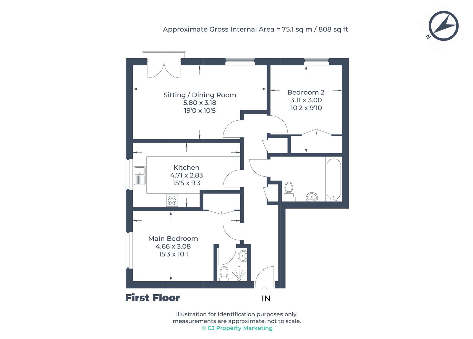 7, Juniper Court, Chorleywood floorplan