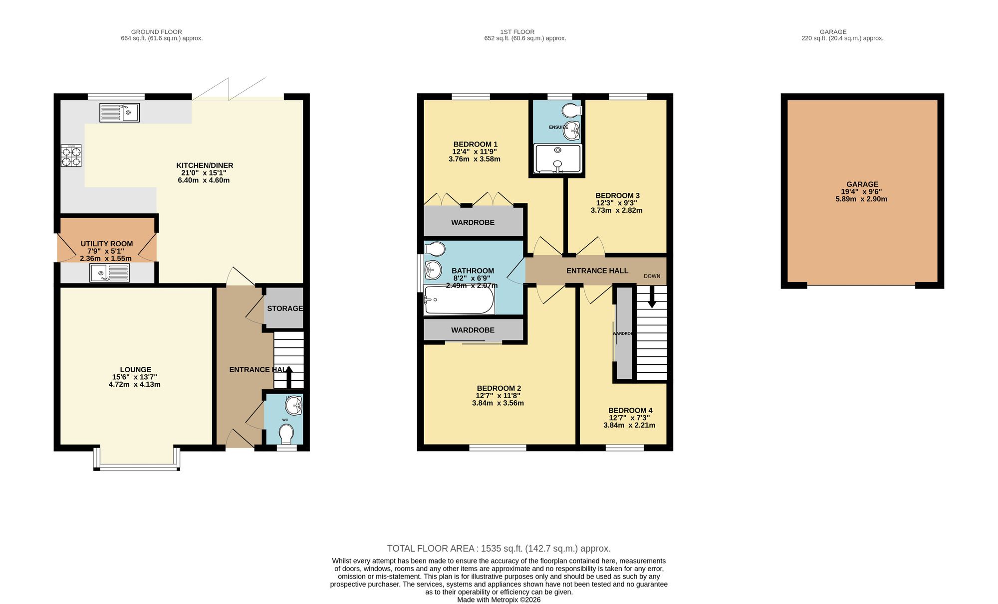 8 Edges Farm Close, Bolton floorplan