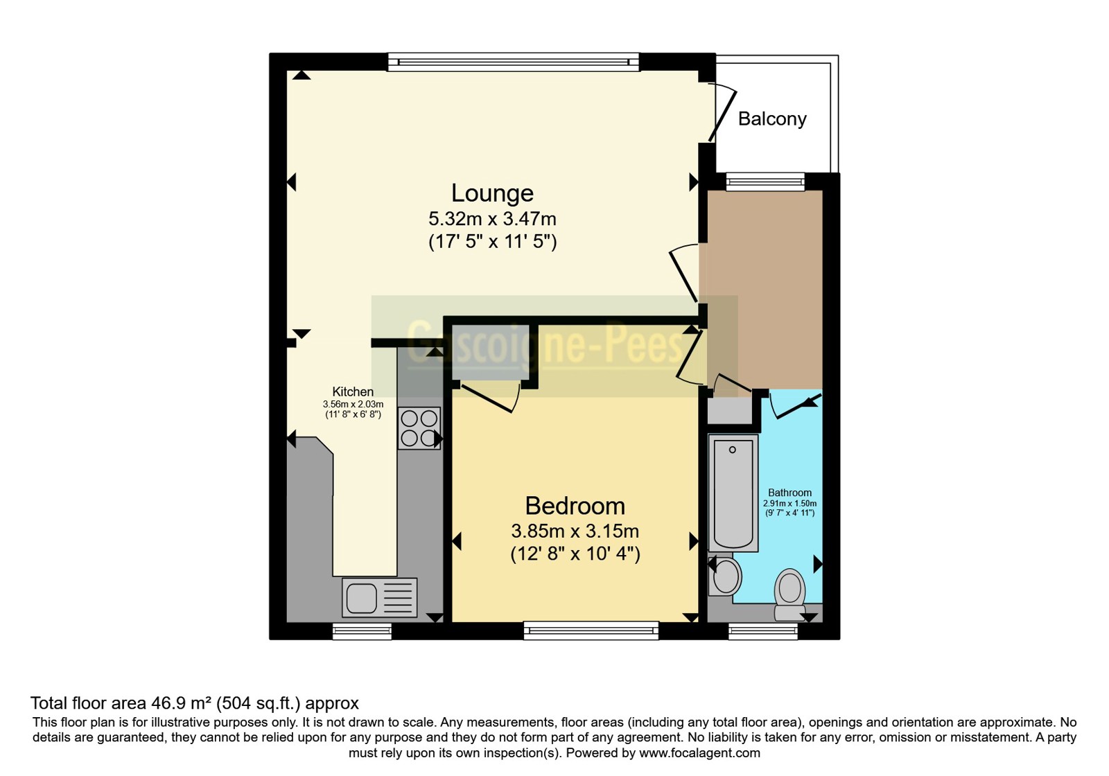 207, Cabell Road, Surrey floorplan