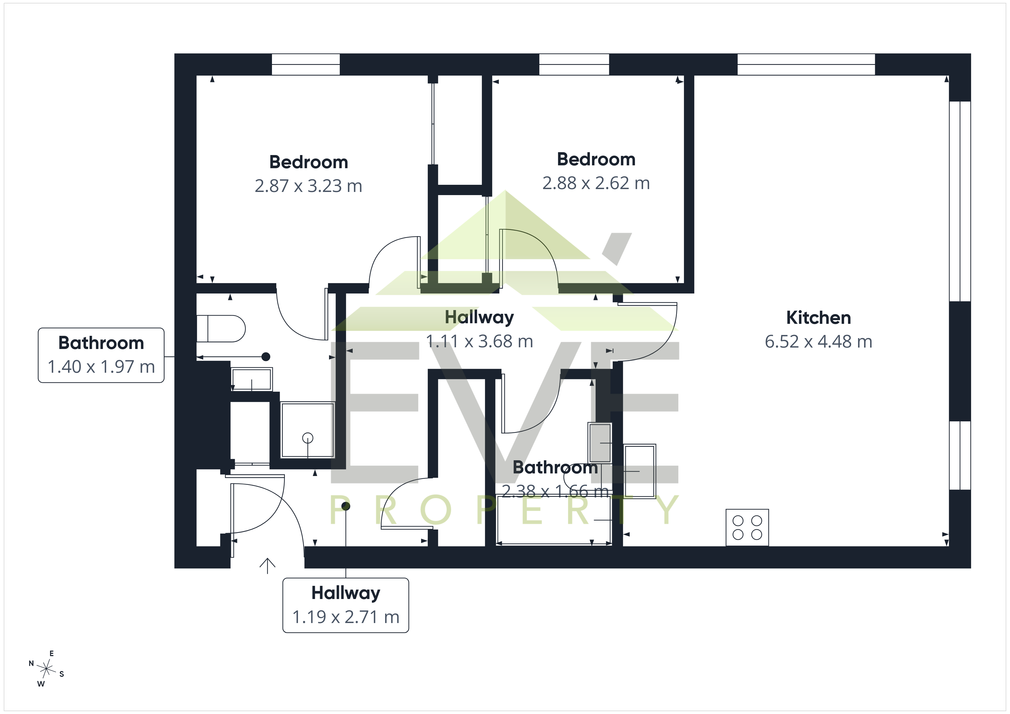 0/1, 2, Littlemill Court, West Dunbartonshire floorplan