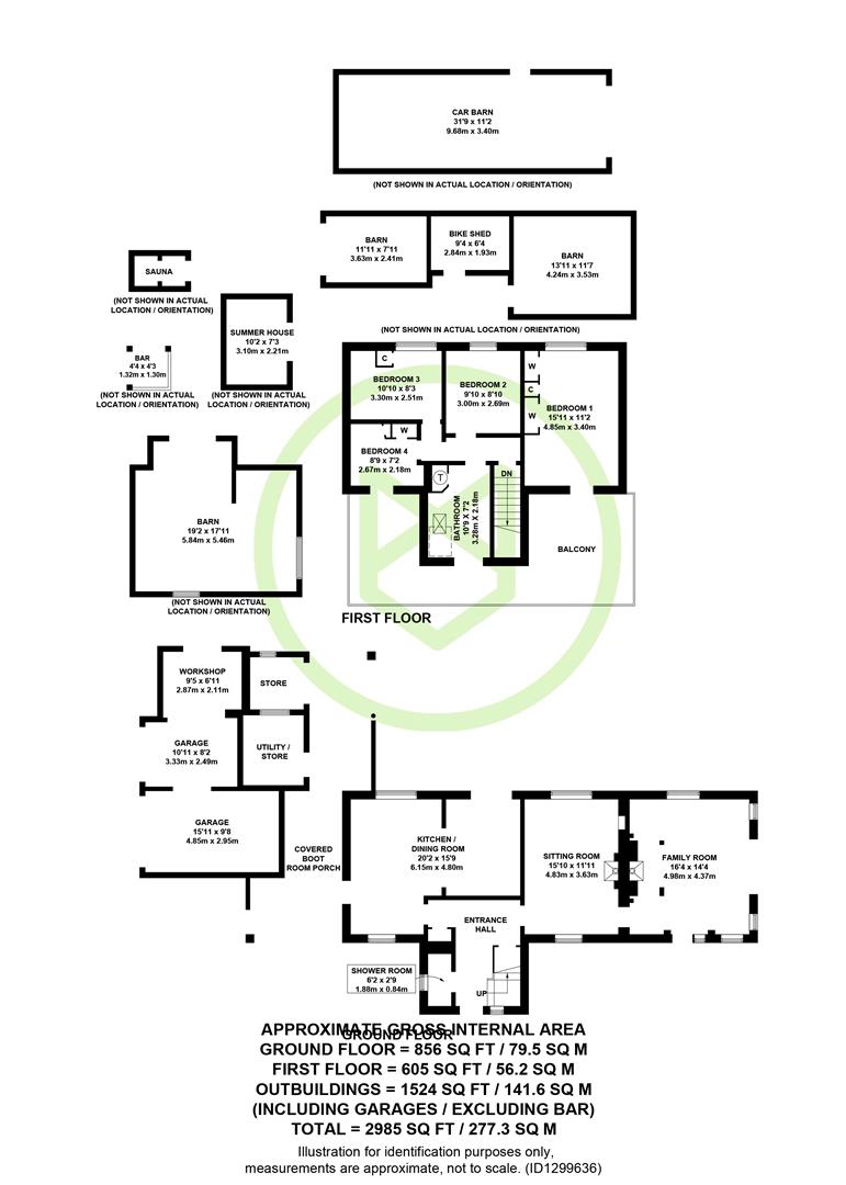 Oakwood, Tatchbury Lane, Southampton floorplan