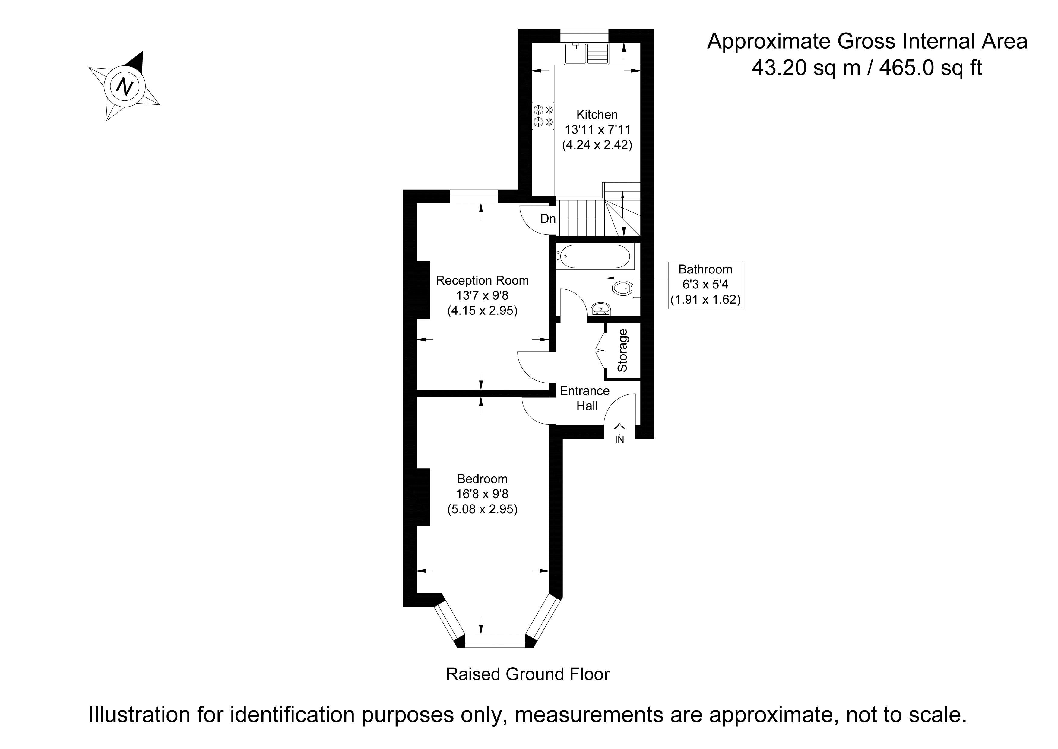 Flat 2, 44, Maygrove Road, London floorplan