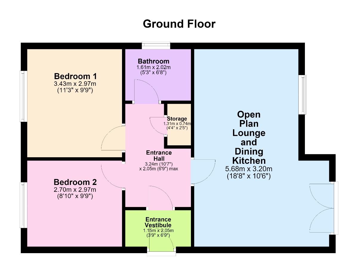 21 Fernbeck Close, Bolton floorplan