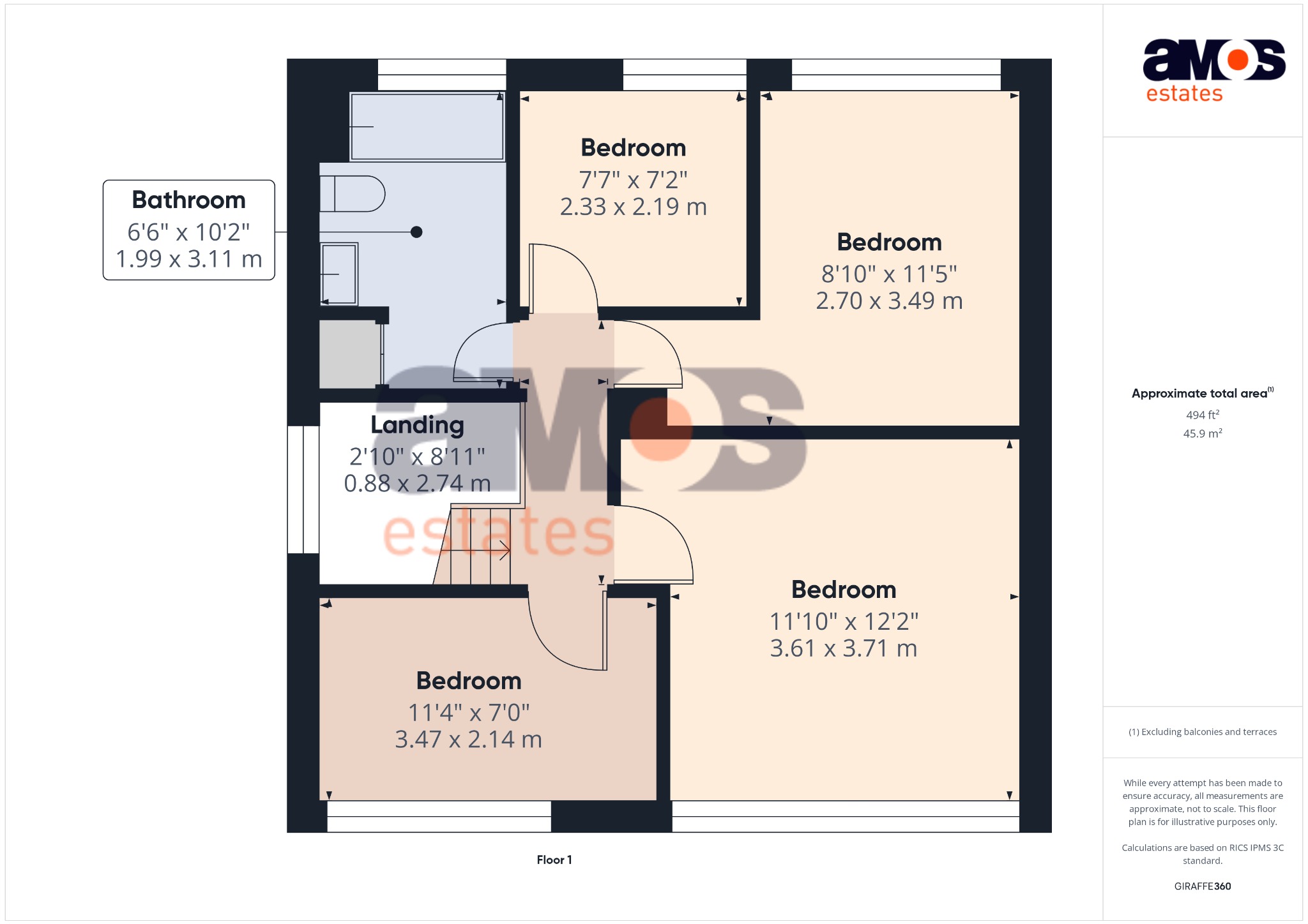 1, Village Green, Rochford floorplan