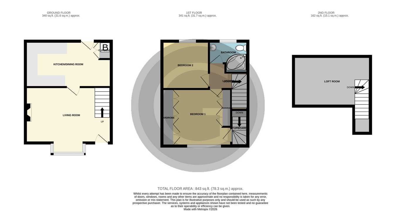 45, Camperdown Street, Bexhill on Sea floorplan