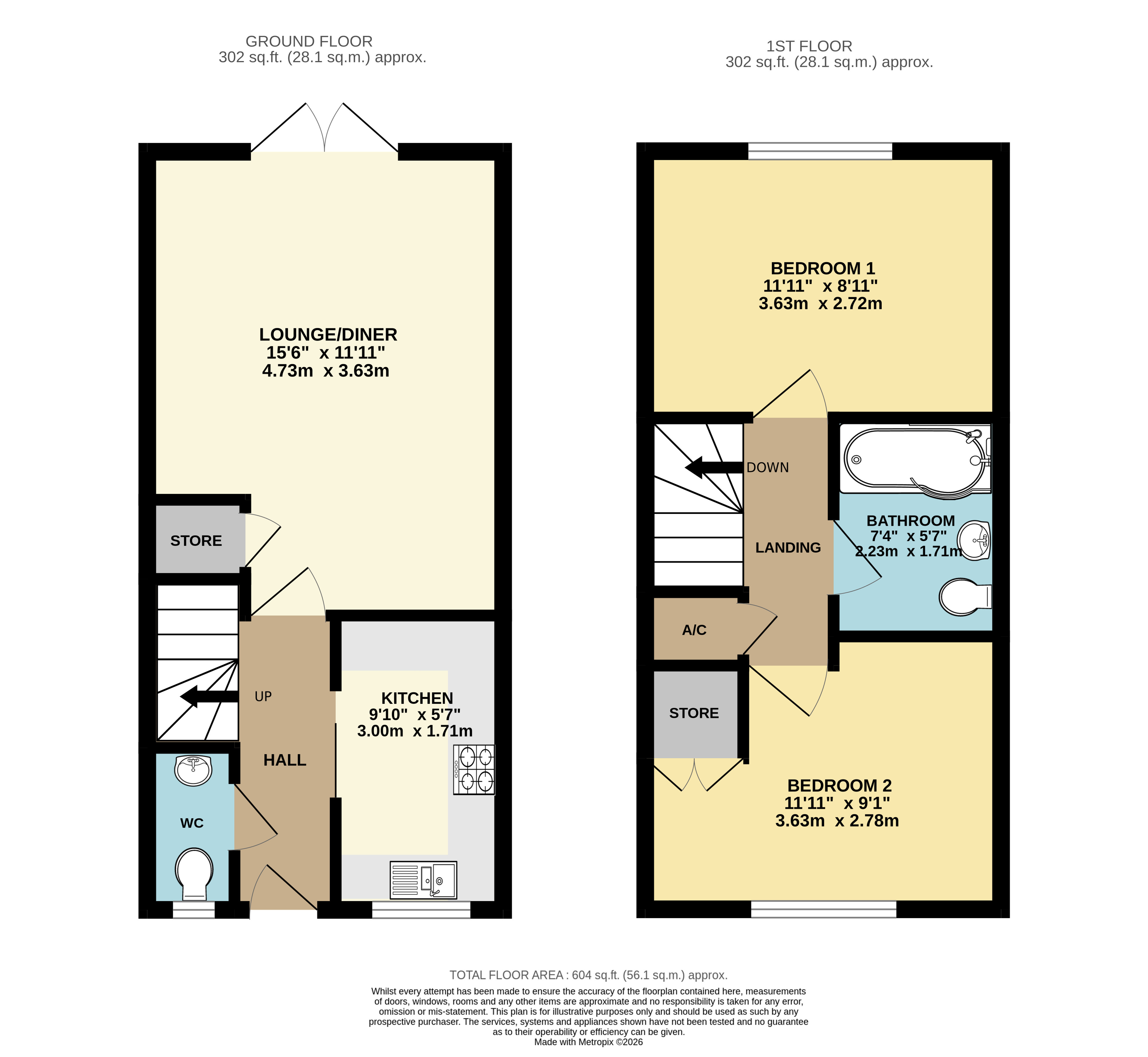 64, Coriander Way, Whiteley floorplan