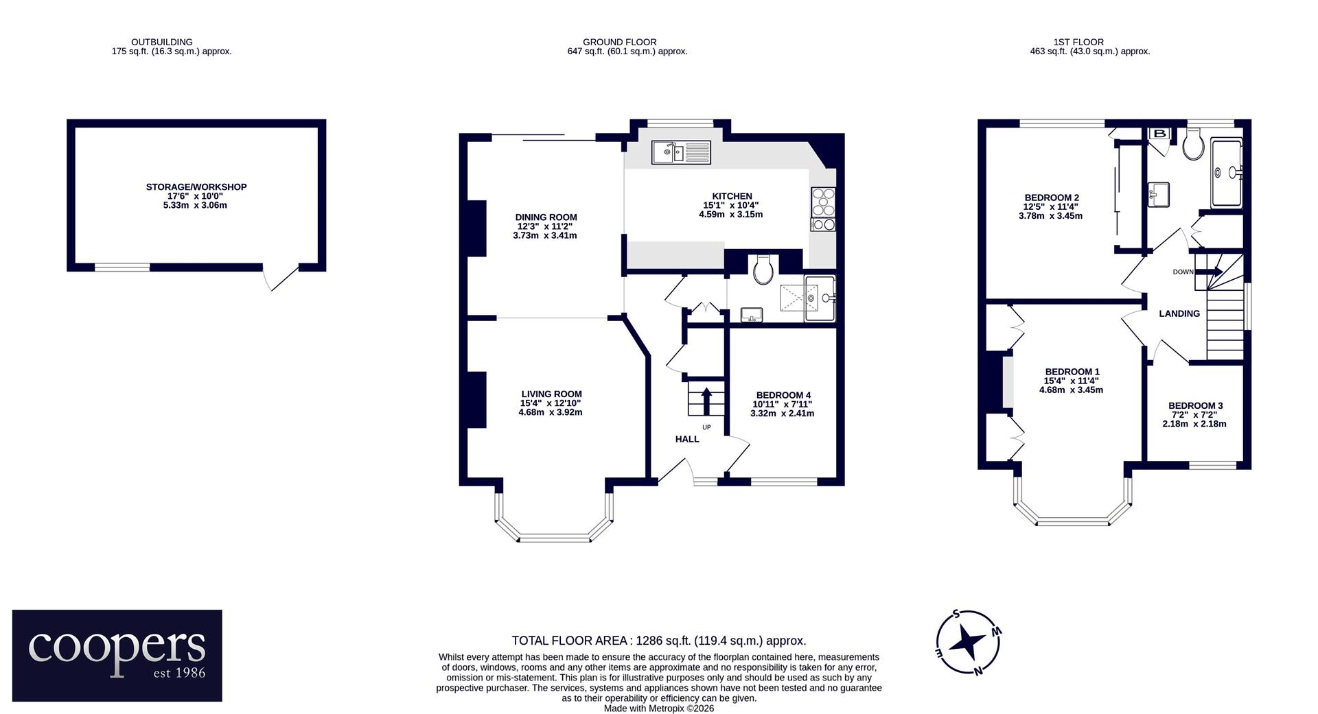 81, Pinner Road, Northwood floorplan
