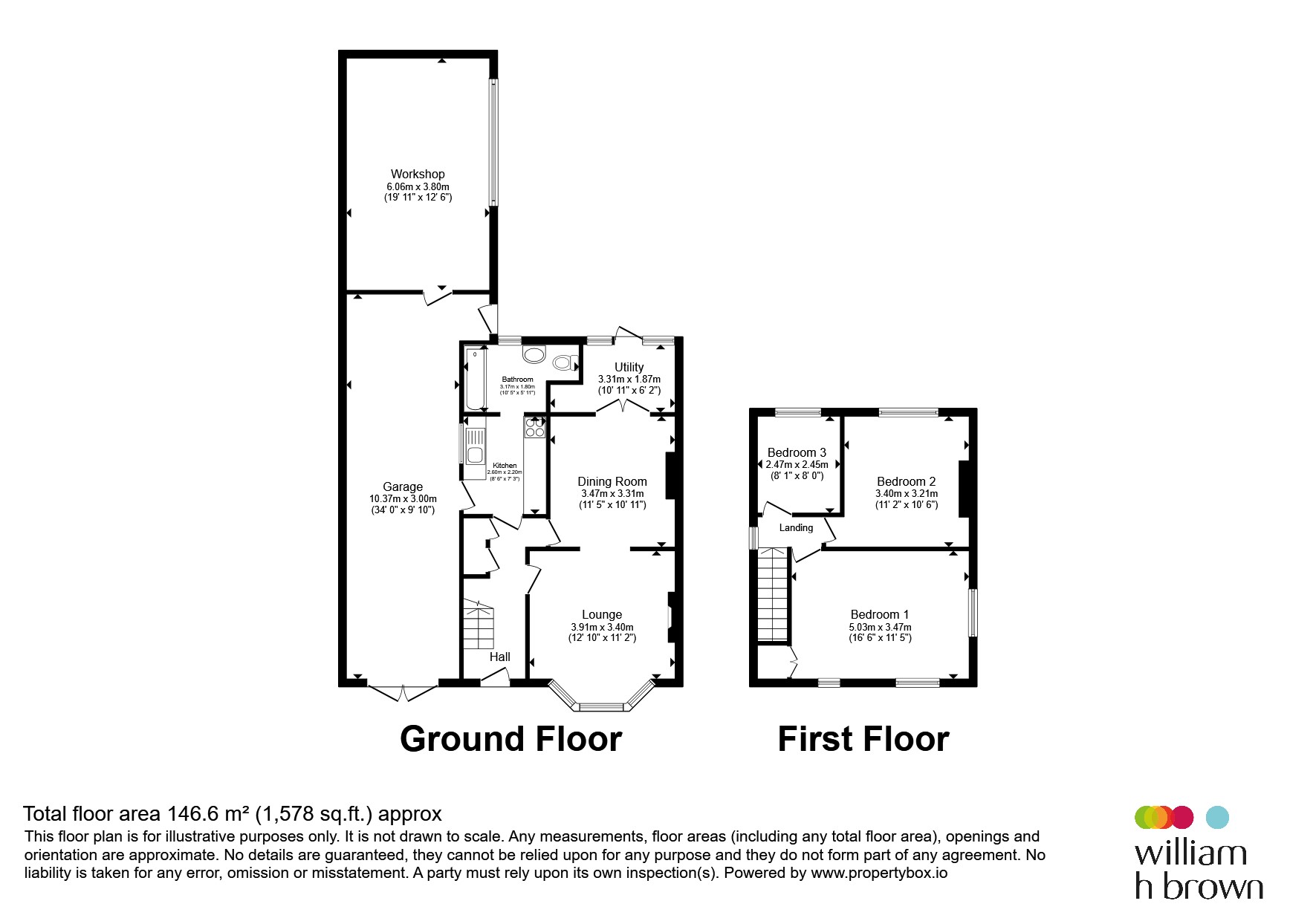 188, High Road, Broxbourne floorplan