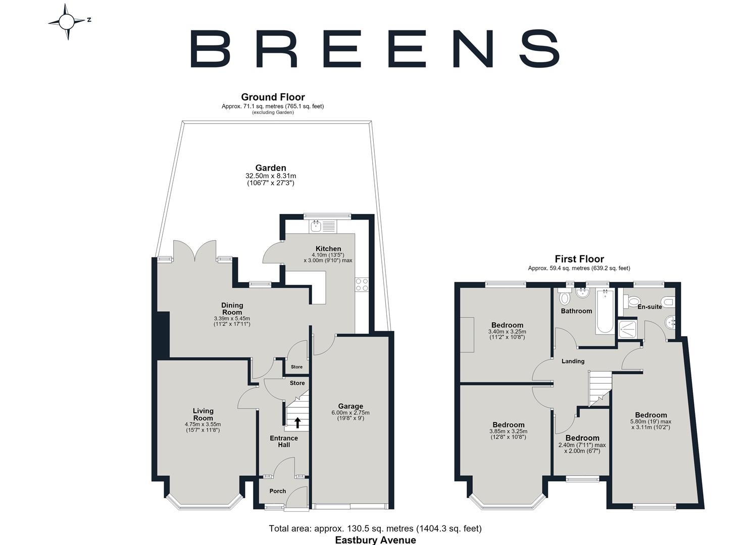 Eastbury Avenue, Enfield floorplan
