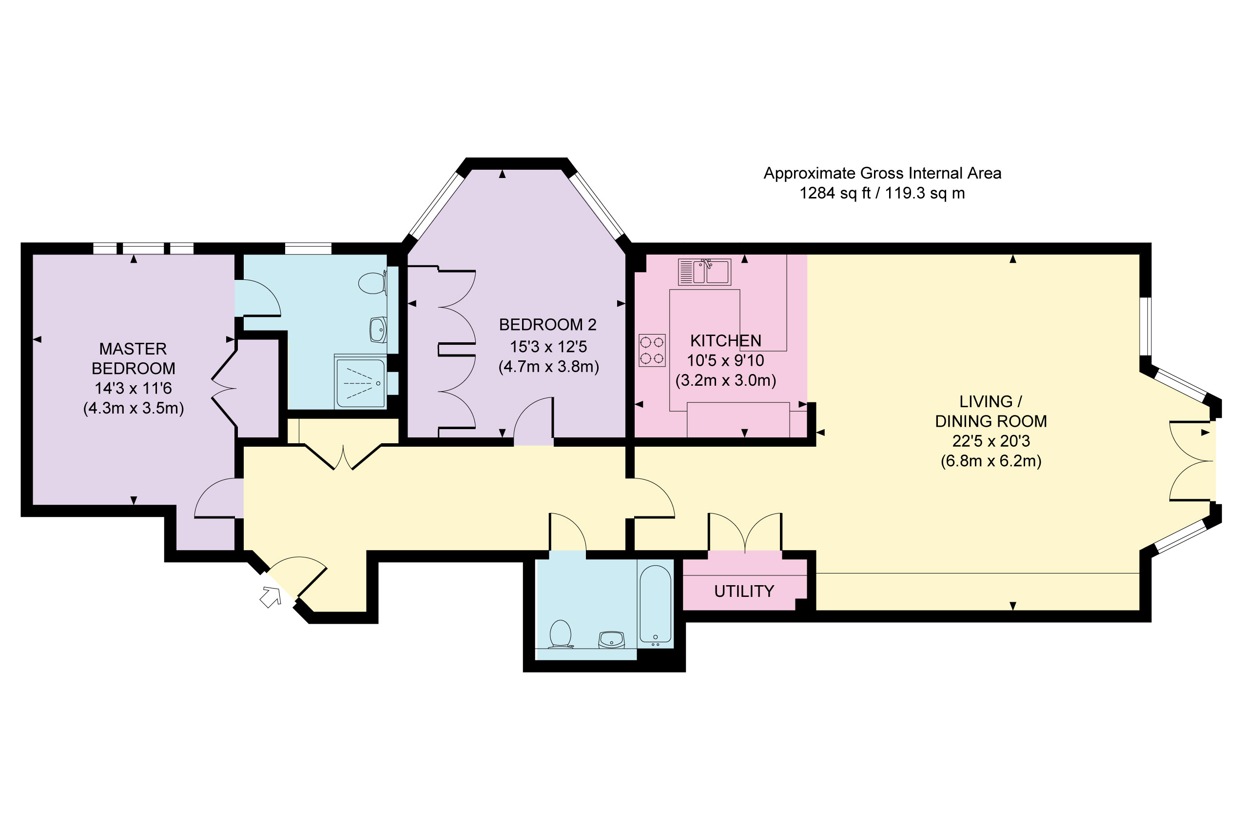 Leopold Court, Esher floorplan