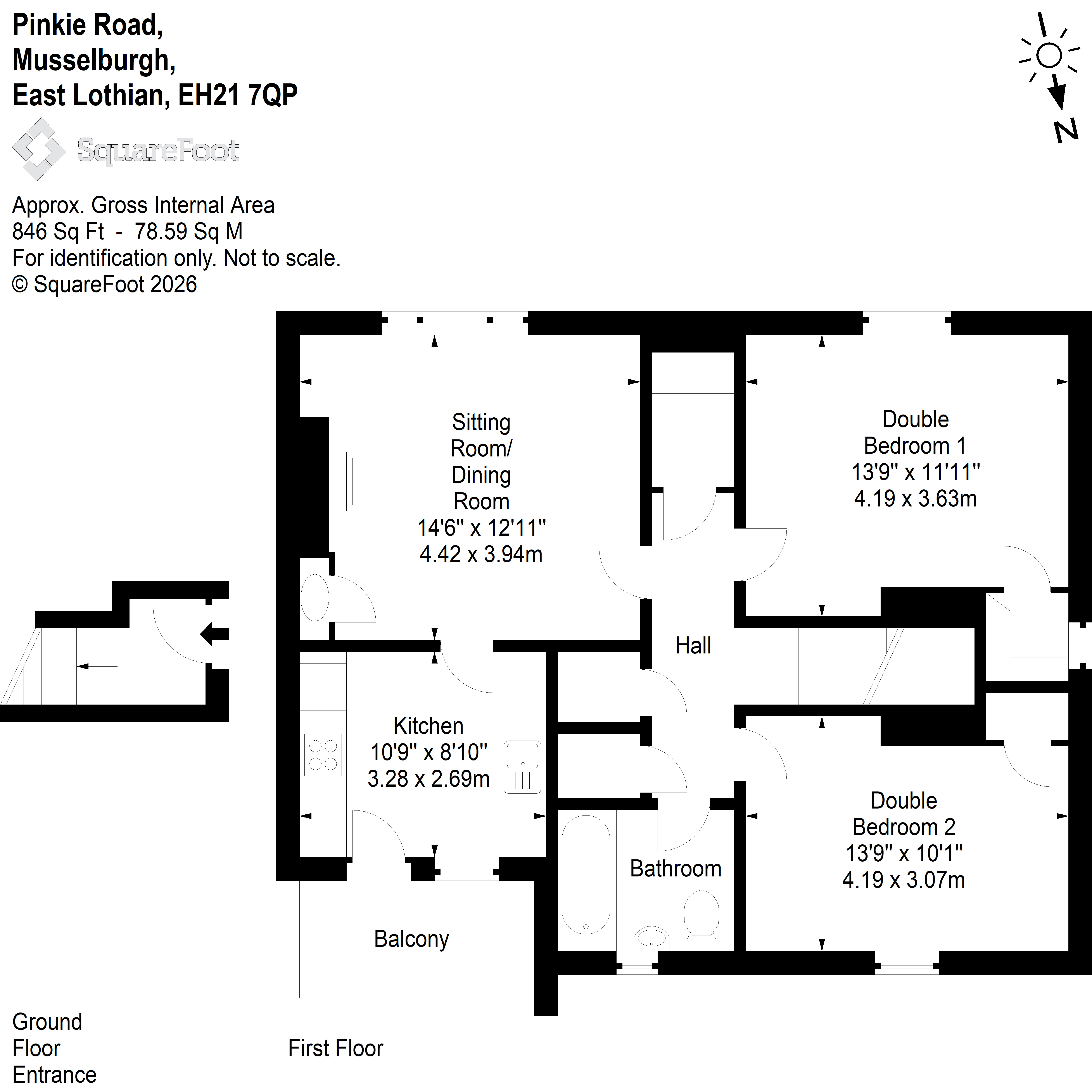 134, Pinkie Road, Musselburgh floorplan