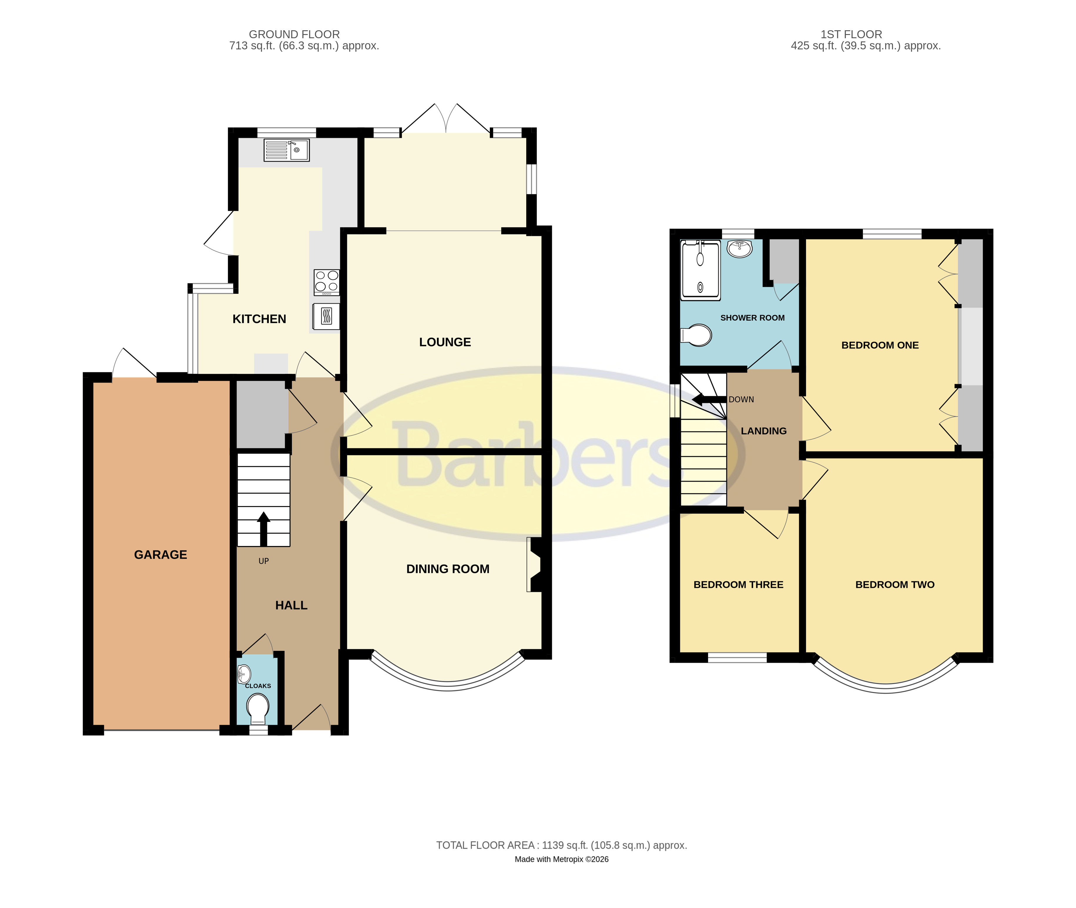 6, Haygate Drive, Telford floorplan