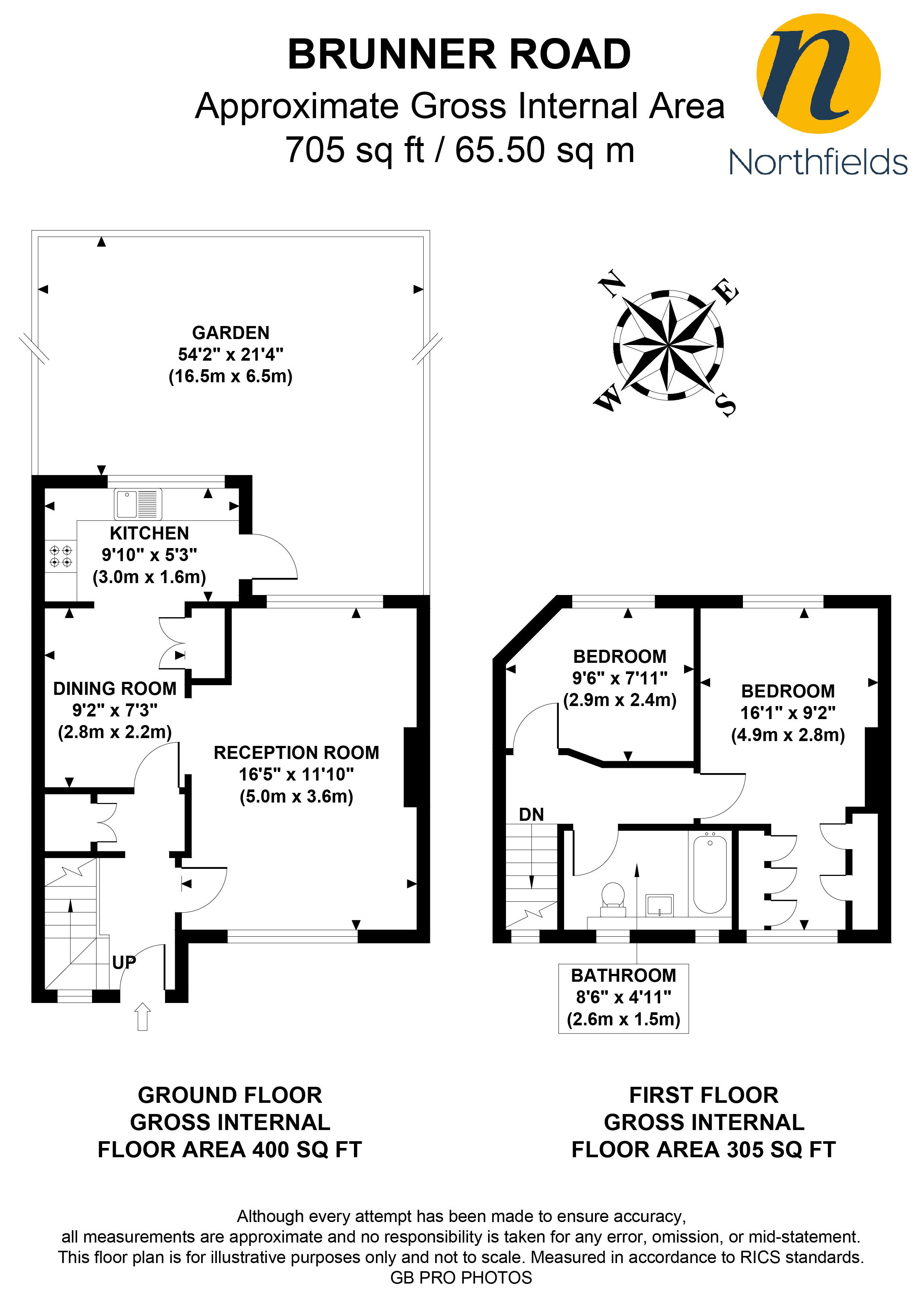 Brunner Road, London W5, 2 bedroom terraced house for sale 59159337