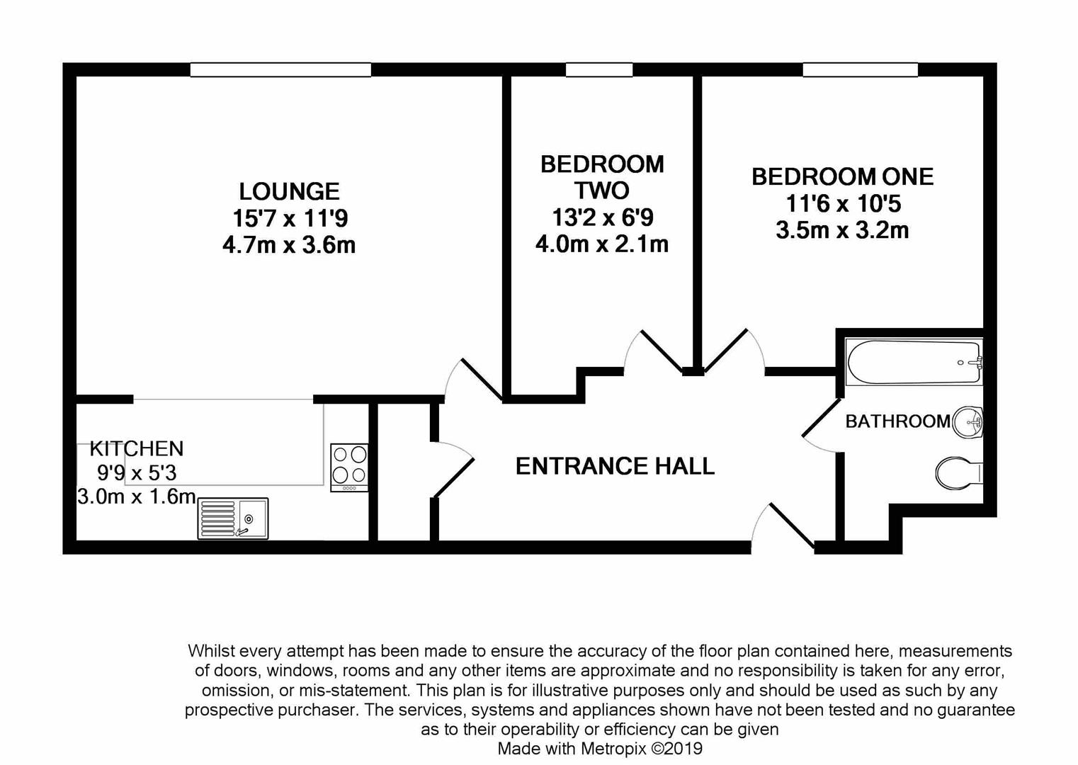 2 Bedrooms Flat to rent in Robins Close, Uxbridge UB8