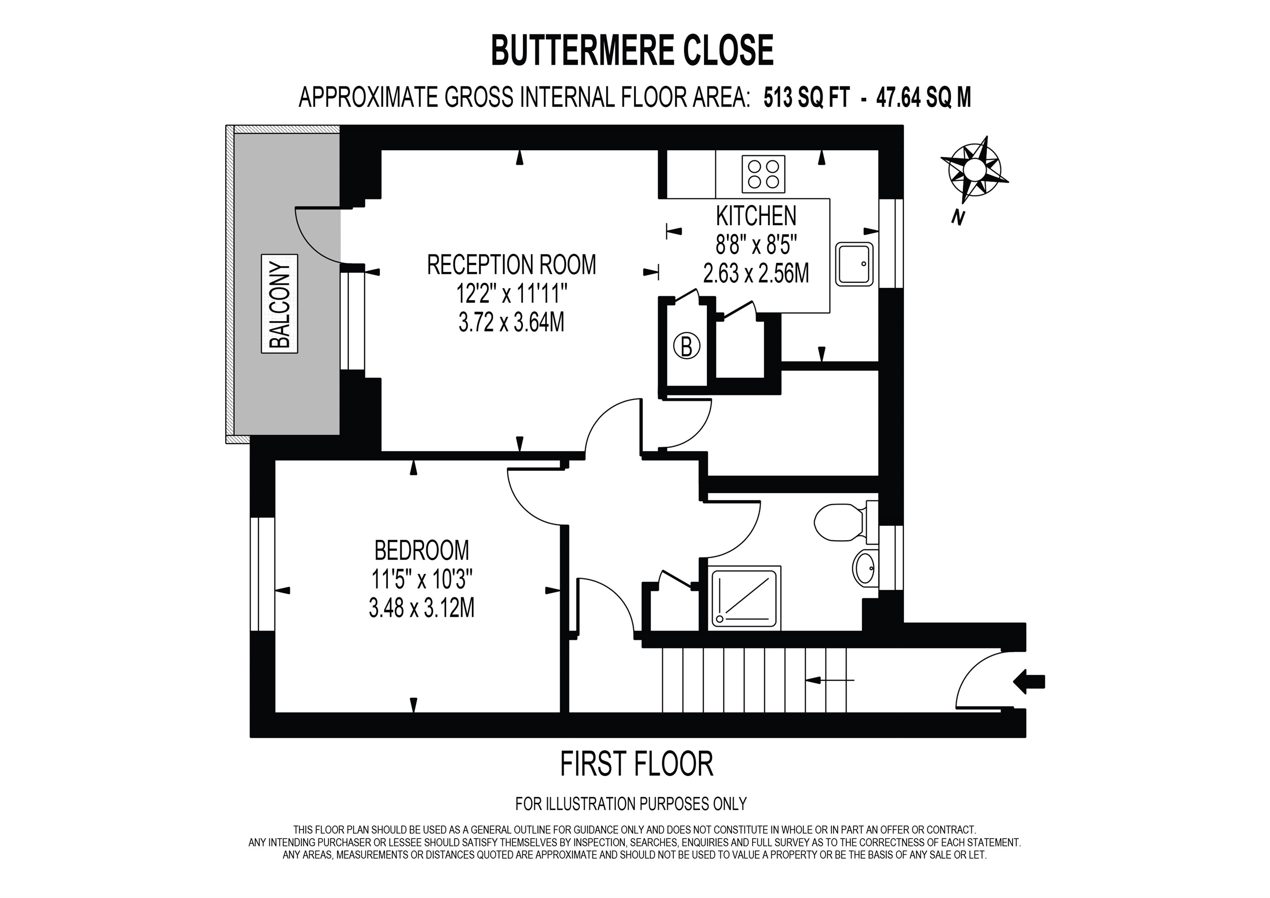 Buttermere Close, Morden floorplan